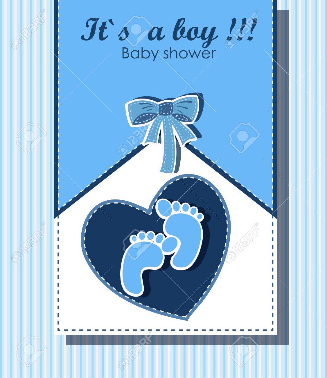 Belle Carte Pour Bebe Garcon Clip Art Libres De Droits Vecteurs Et Illustration Image