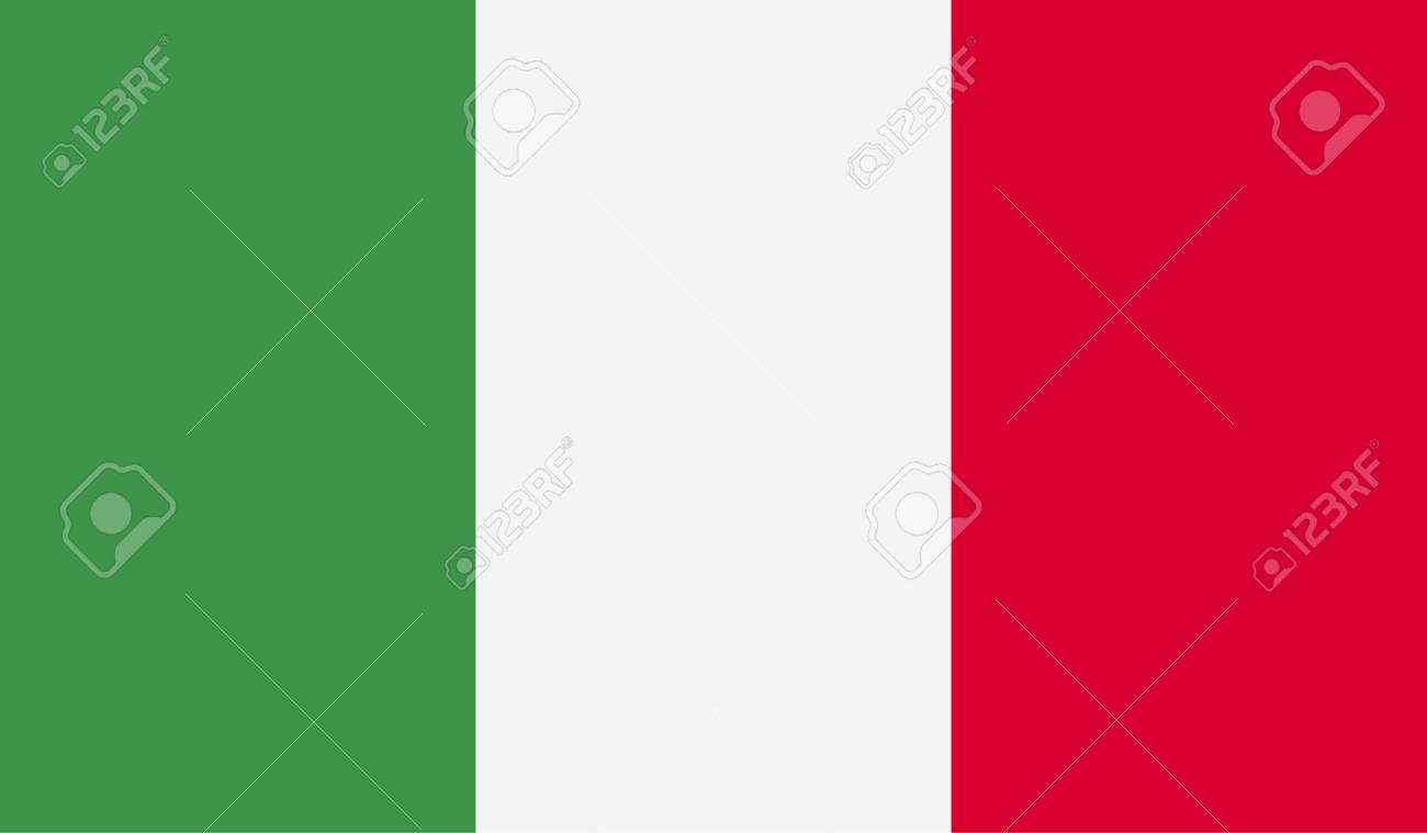 Italien Flagge Bild Fur Jedes Design In Einfachen Stil Lizenzfrei Nutzbare Vektorgrafiken Clip Arts Illustrationen Image 57013405