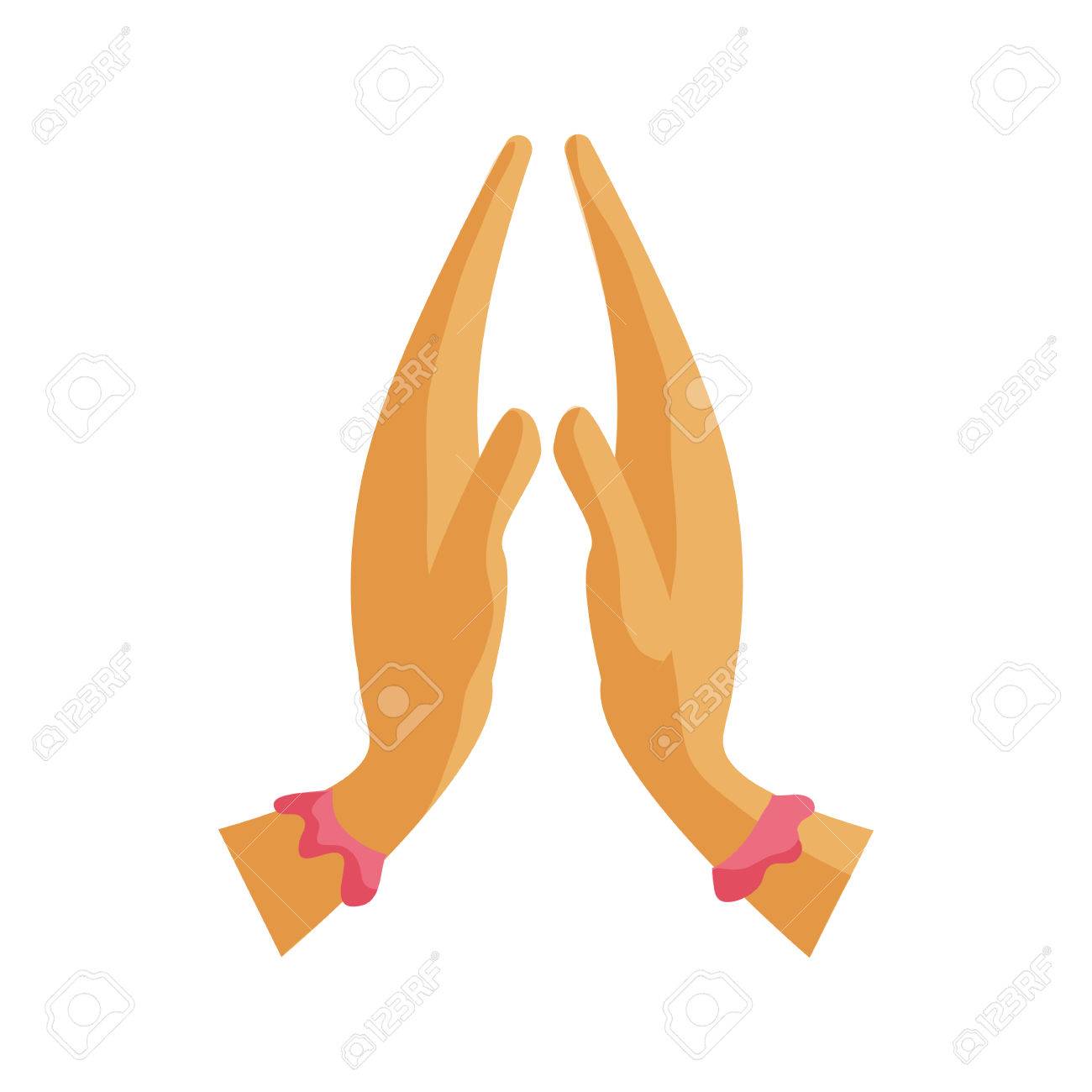 namaste icon in cartoon style isolated on white background greeting royalty free cliparts vectors and stock illustration image 60144434 namaste icon in cartoon style isolated on white background greeting