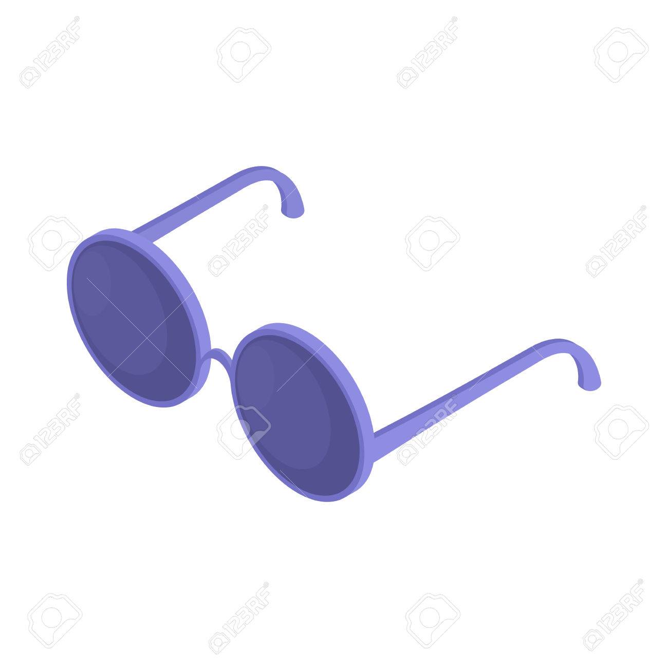 Style De Bande Dessinée Icône Lunettes De Soleil Noir Style De Bande Dessinée Icône Lunettes De Soleil Noir