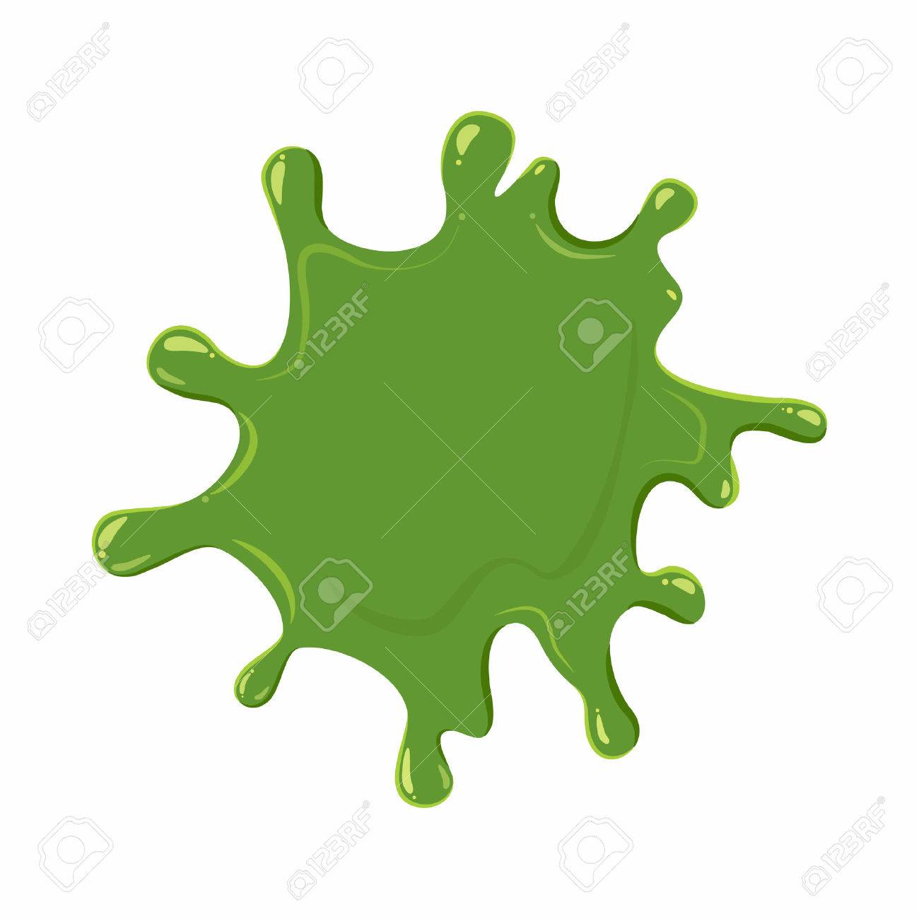 Slime blot isolated on white background. Green slime blot vector illustration - 61448586 Slime blot isolated on white background. Green slime blot vector illustration - 61448586