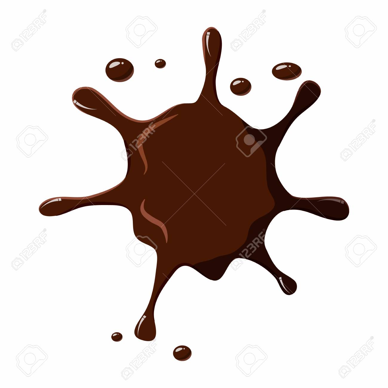 チョコレートのアイコンが白い背景で隔離をホヤします お菓子のシンボル のイラスト素材 ベクタ Image