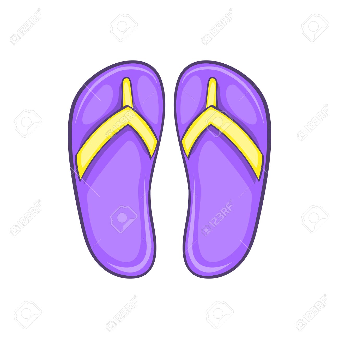 flip flop cartoon images