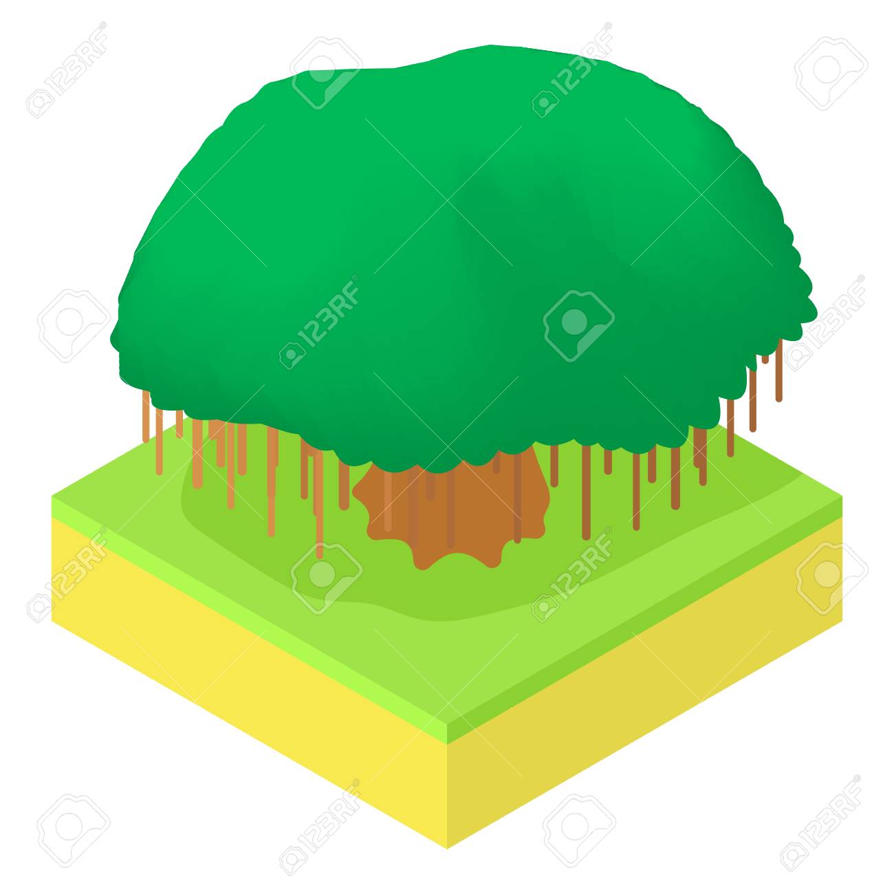 Baum Symbol In Cartoon Stil Auf Weissen Hintergrund Flora Symbol Vektor Illustration Lizenzfrei Nutzbare Vektorgrafiken Clip Arts Illustrationen Image