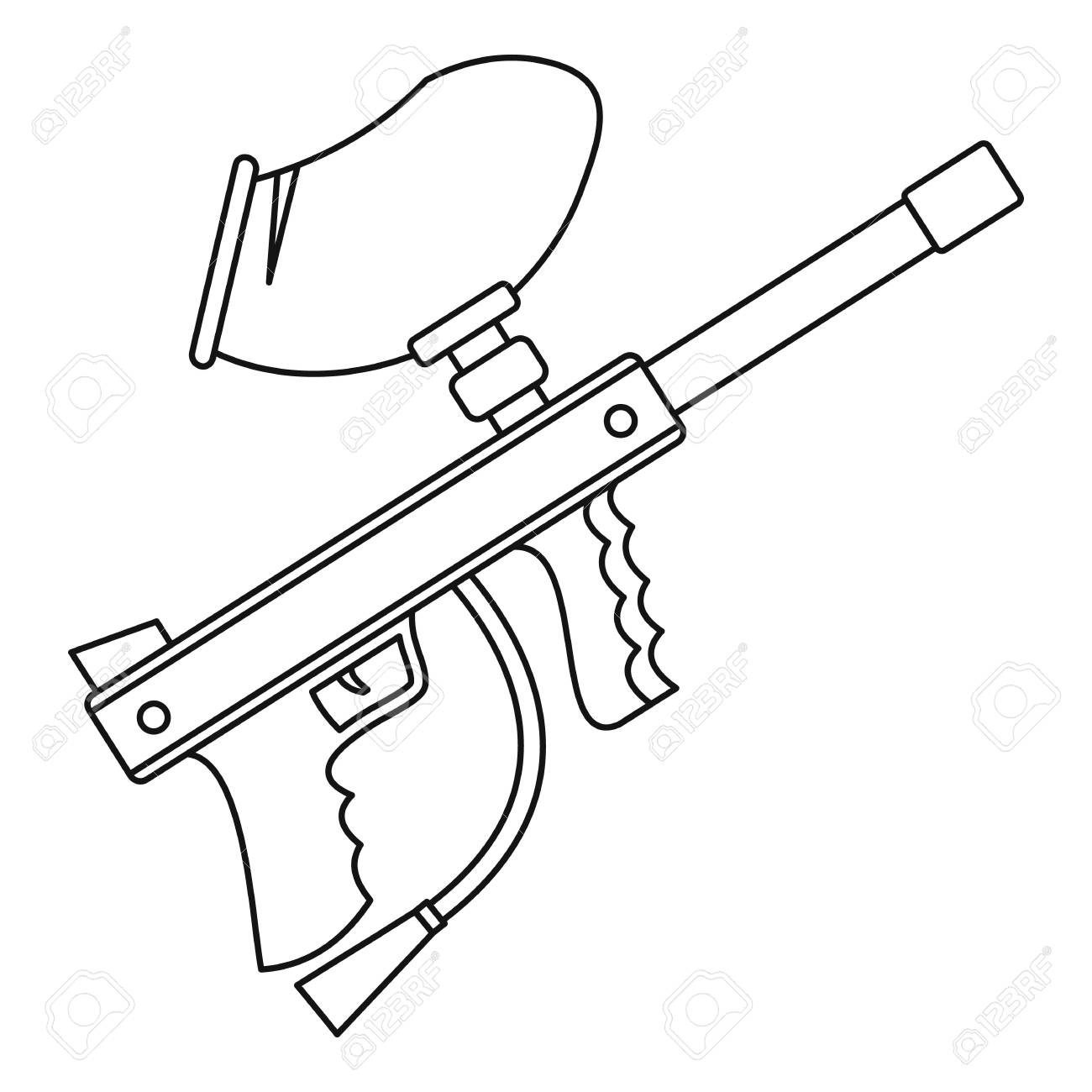 paintball gun icon in