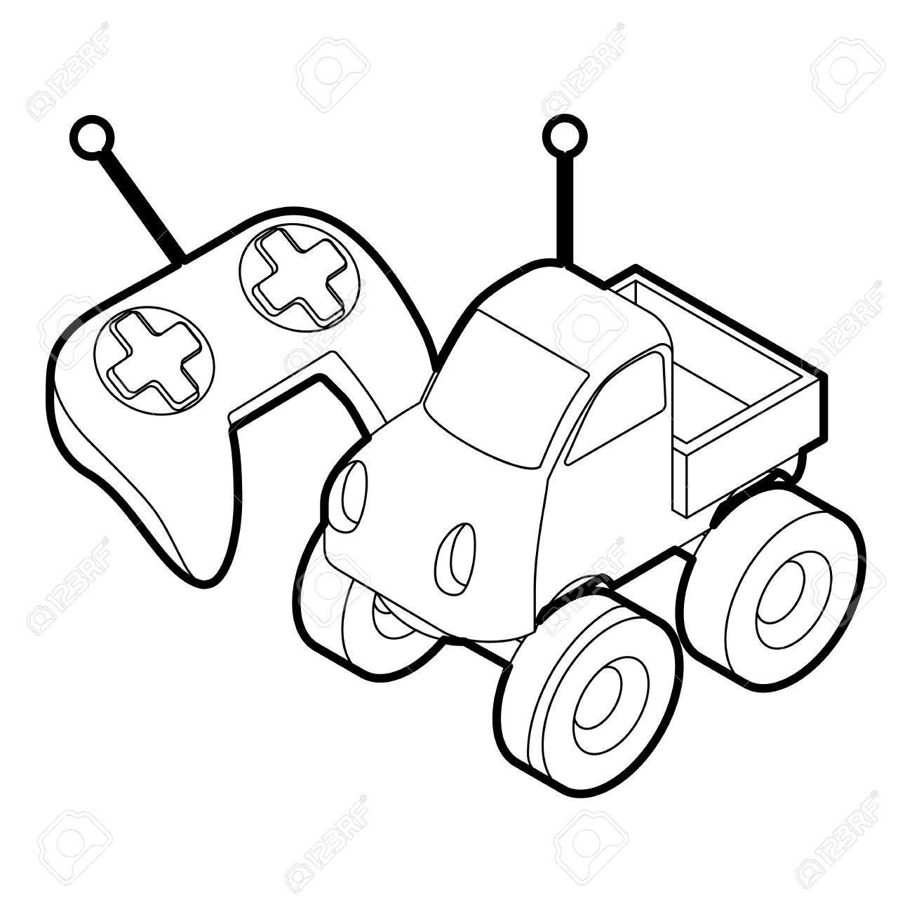 Carro A Control Remoto Dibujo Carro A Control Remoto Para Dibujar