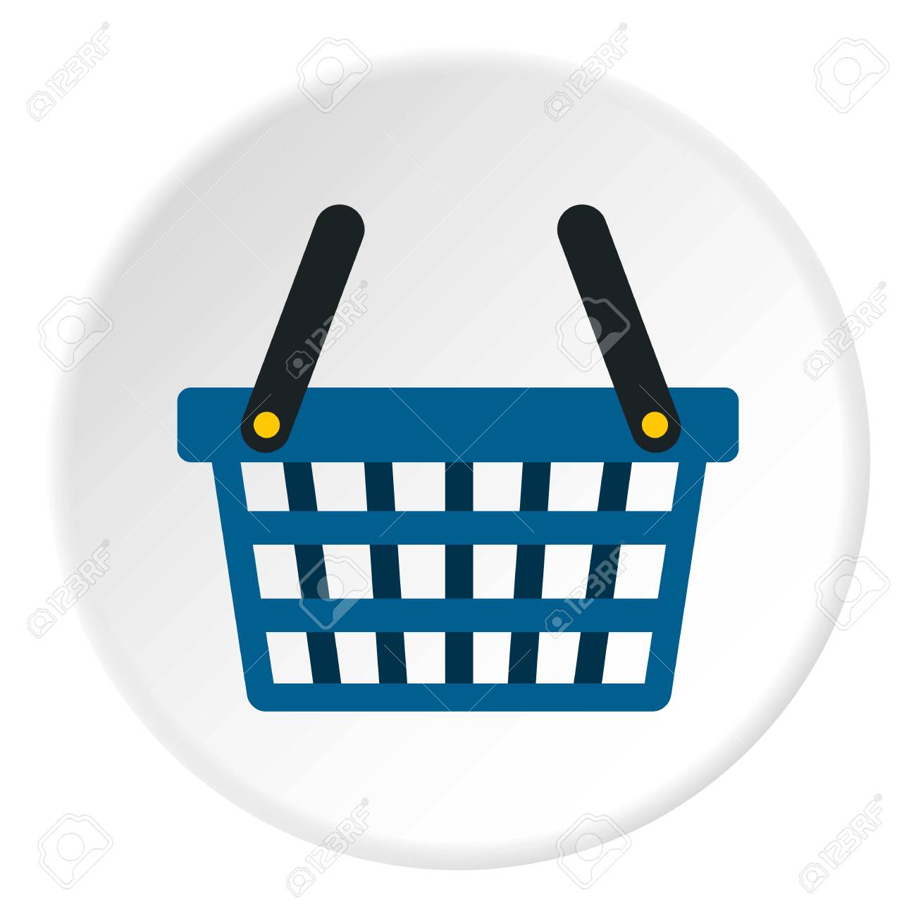 shopping cart icon flat