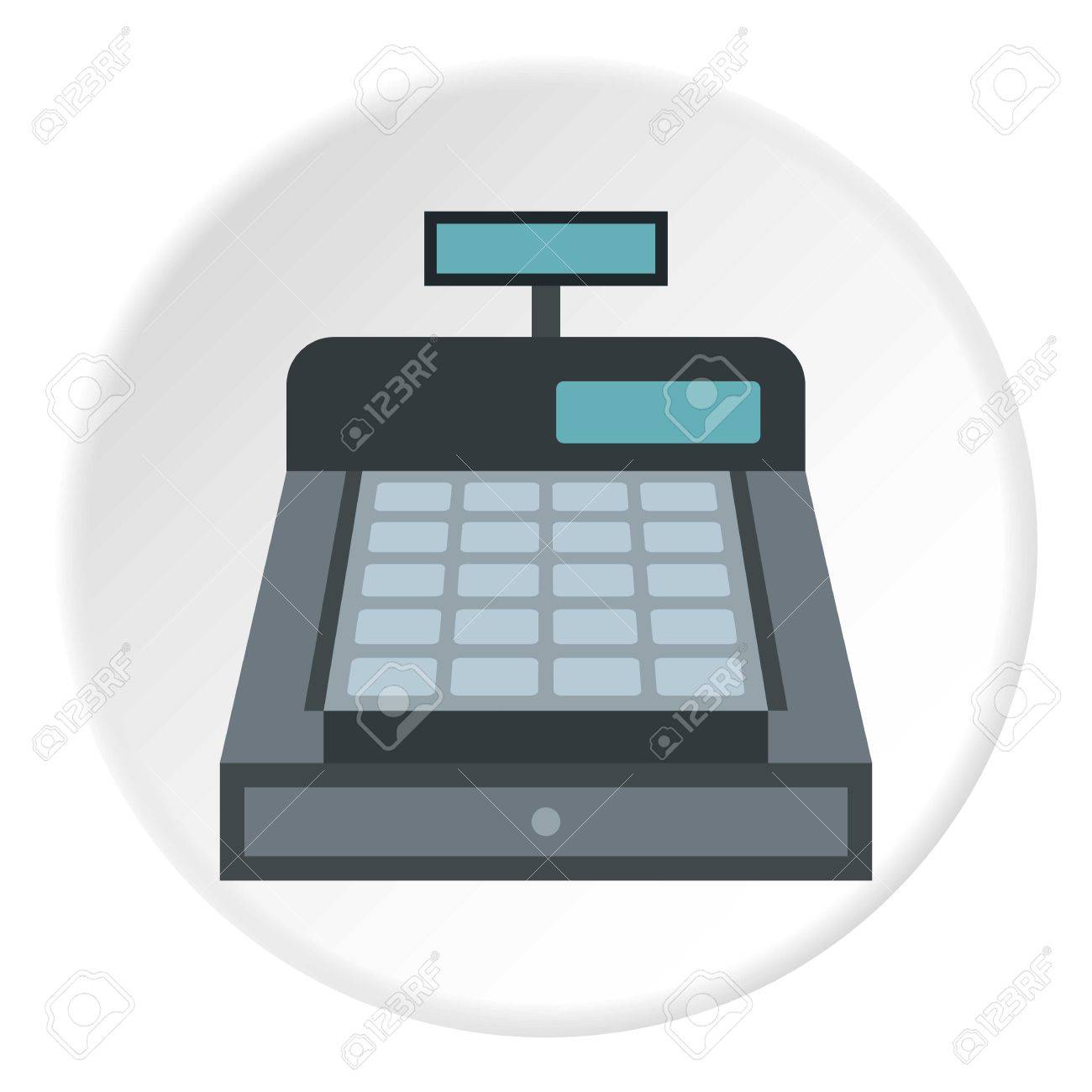 Cash register icon. Flat illustration of cash register vector icon for web design - 64095955 Cash register icon. Flat illustration of cash register vector icon for web design - 64095955