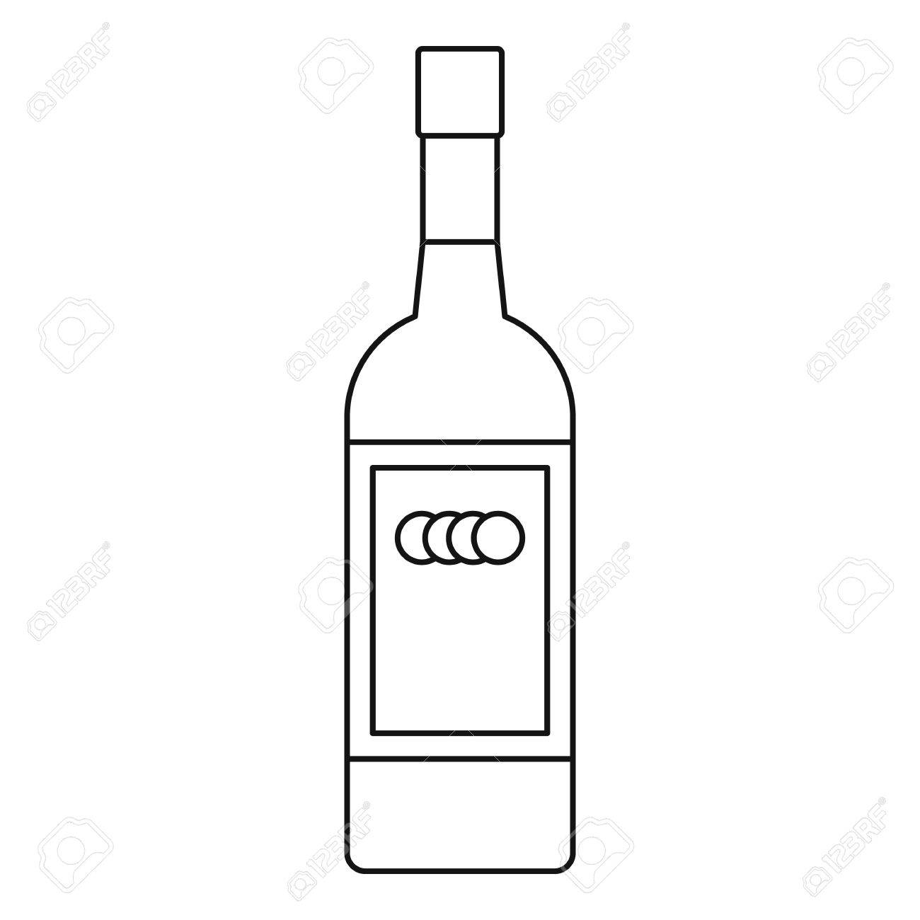 Russische Wodkaflasche Symbol Prinzipdarstellung Der Russischen Wodka Flasche Vektor Symbol Fur Web Lizenzfrei Nutzbare Vektorgrafiken Clip Arts Illustrationen Image 64175338