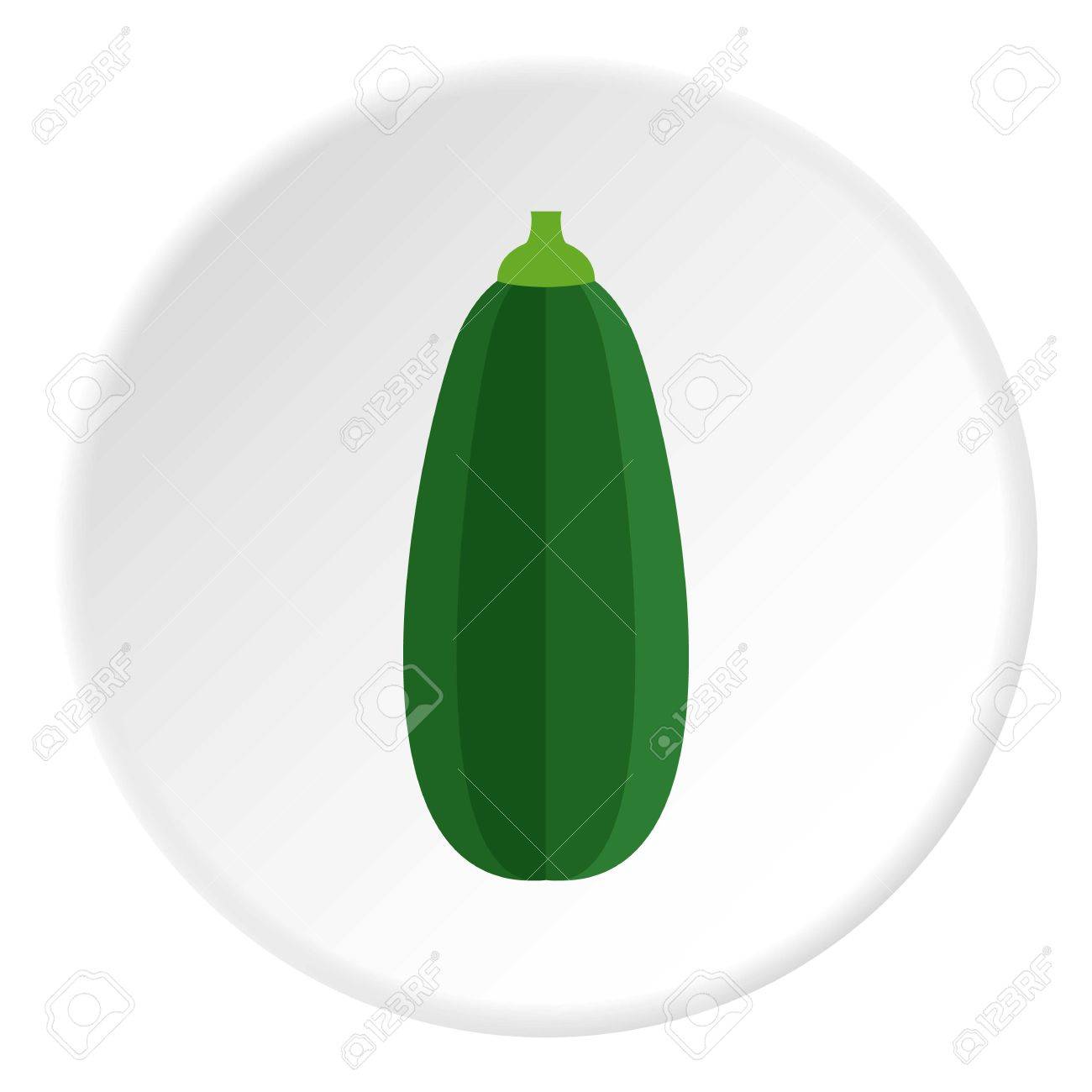 ズッキーニのアイコン Web のズッキーニ ベクトル アイコンのフラットの図のイラスト素材 ベクタ Image