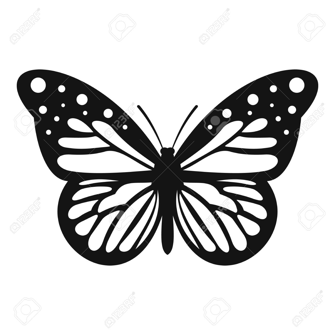 big butterfly icon simple illustration of big butterfly vector butterfly vector free