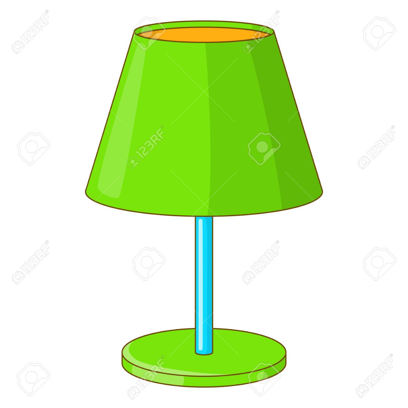 Green Desk Lamp Icon. Cartoon Illustration Of Lamp Vector Icon For Web  Design Royalty Free SVG, Cliparts, Vectors, and Stock Illustration. Image  66717905., image size:1300x1300