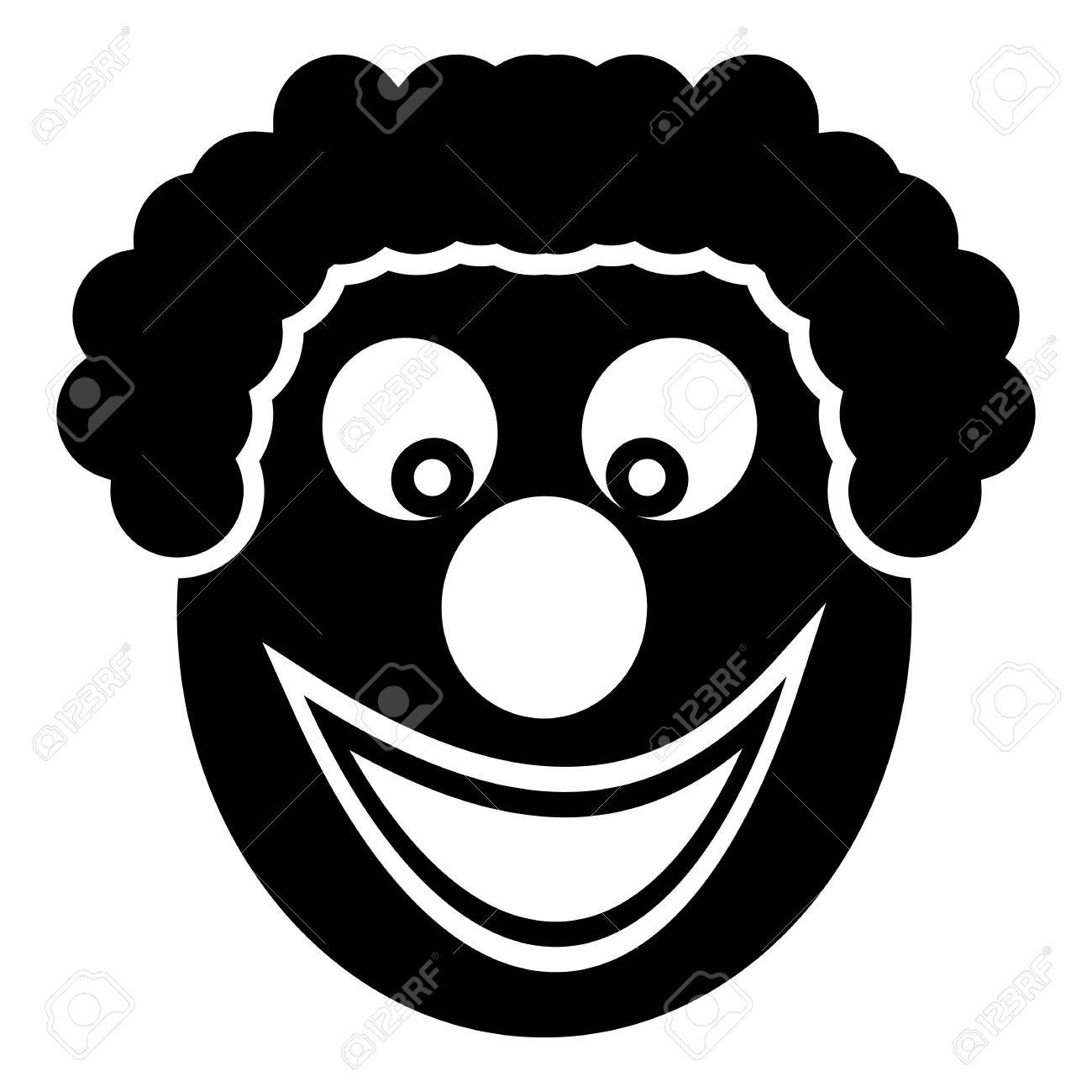 ピエロのアイコン Web のピエロ ベクトル アイコンのシンプルなイラストのイラスト素材 ベクタ Image 67224410