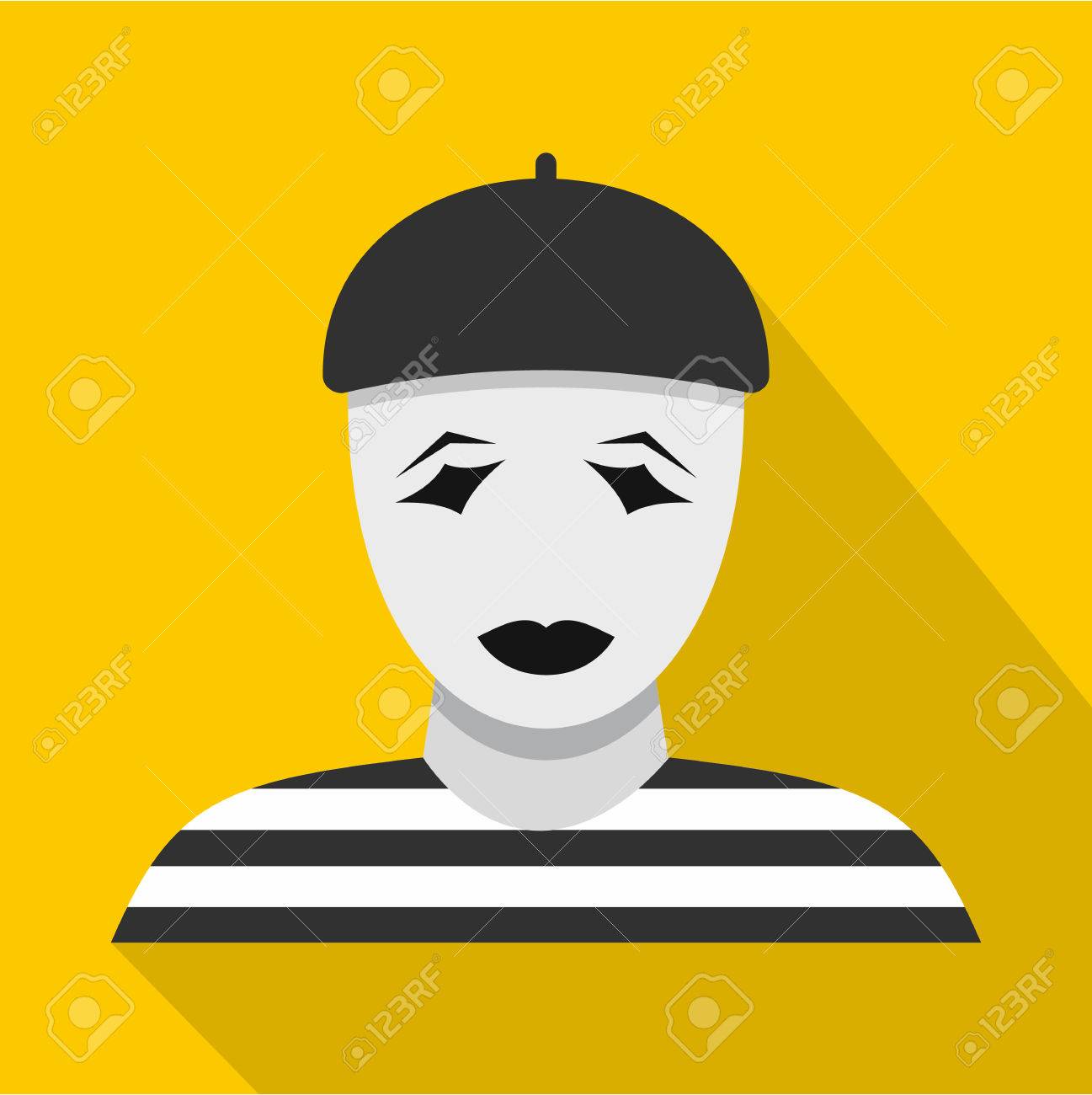 ピエロのアイコン Web のピエロ ベクトル アイコンのフラットの図 のイラスト素材 ベクタ Image