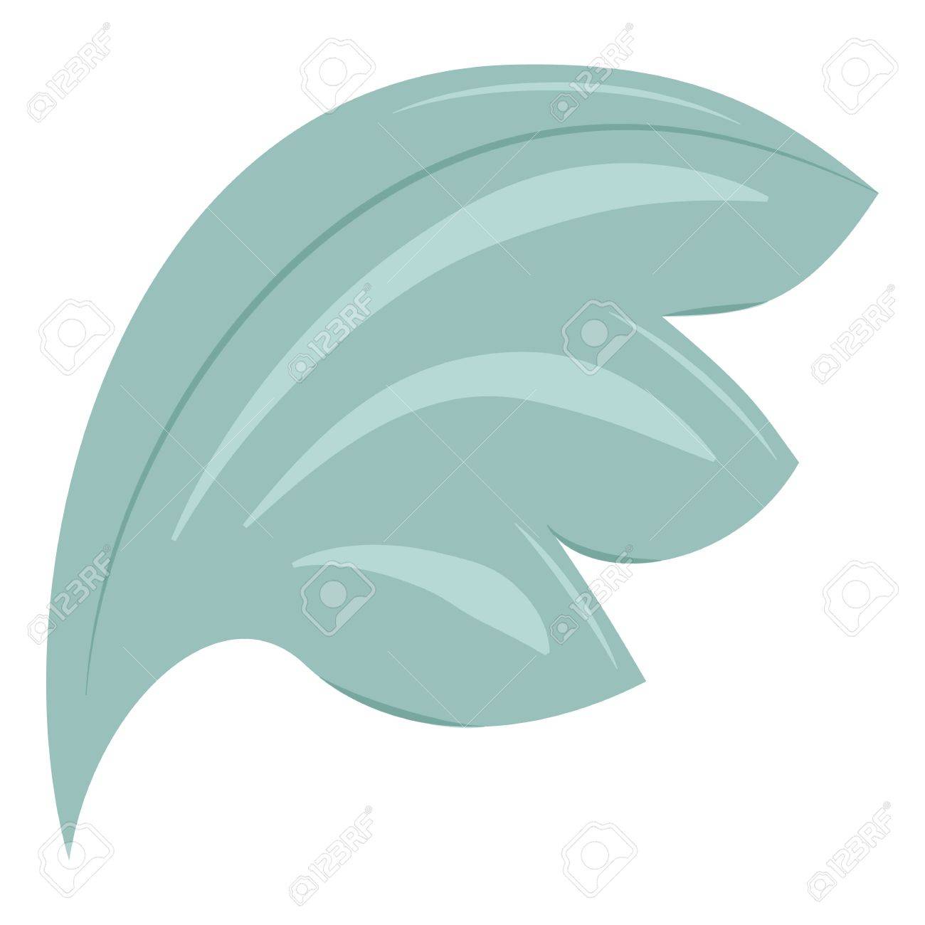 Icône De Plumes Bleues Doiseaux Illustration De Dessin Animé De Licône De Licône De Plumes Bleues Doiseau Pour Le Web