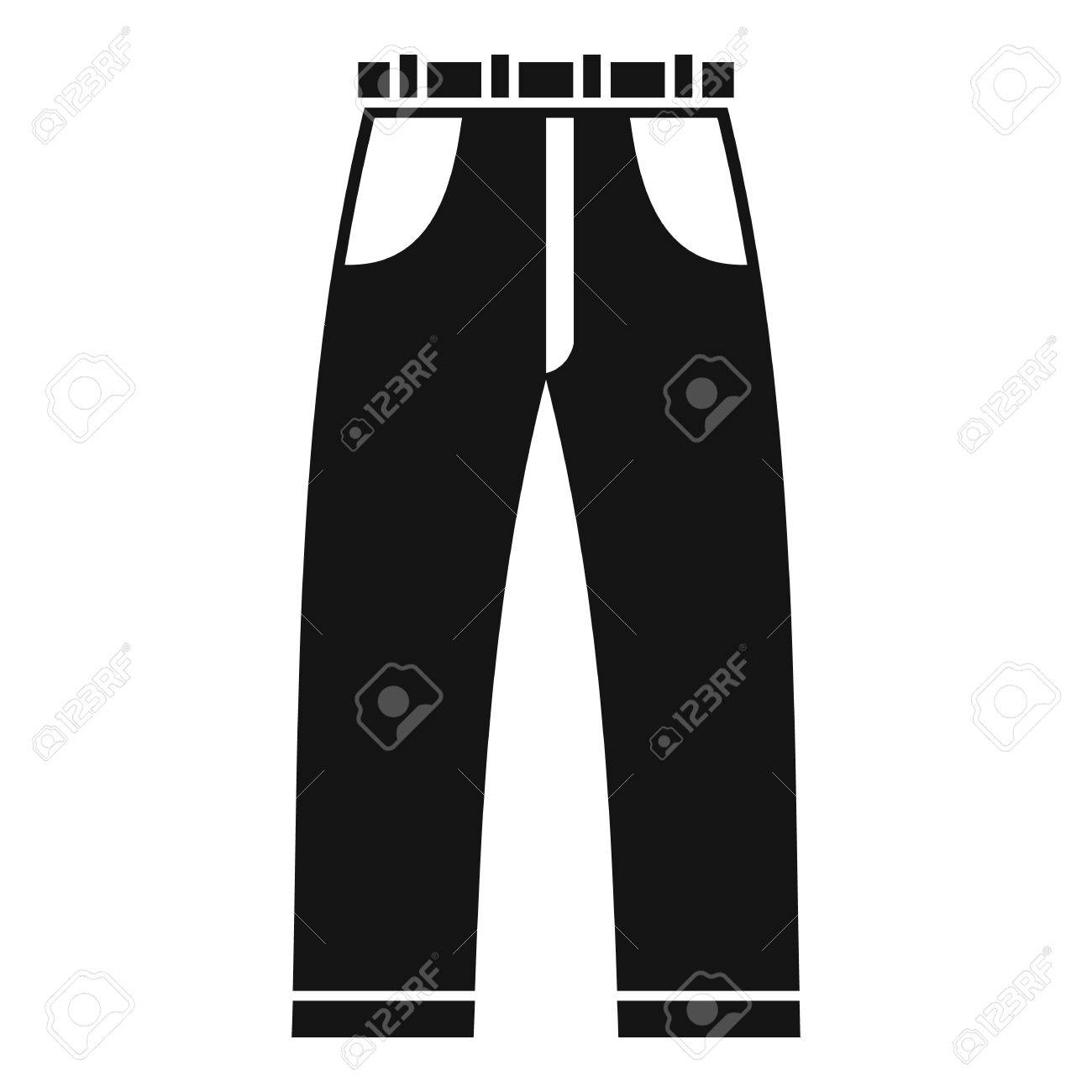 ジーンズのアイコン ジーンズのシンプルなイラスト ベクター Web のアイコン のイラスト素材 ベクタ Image