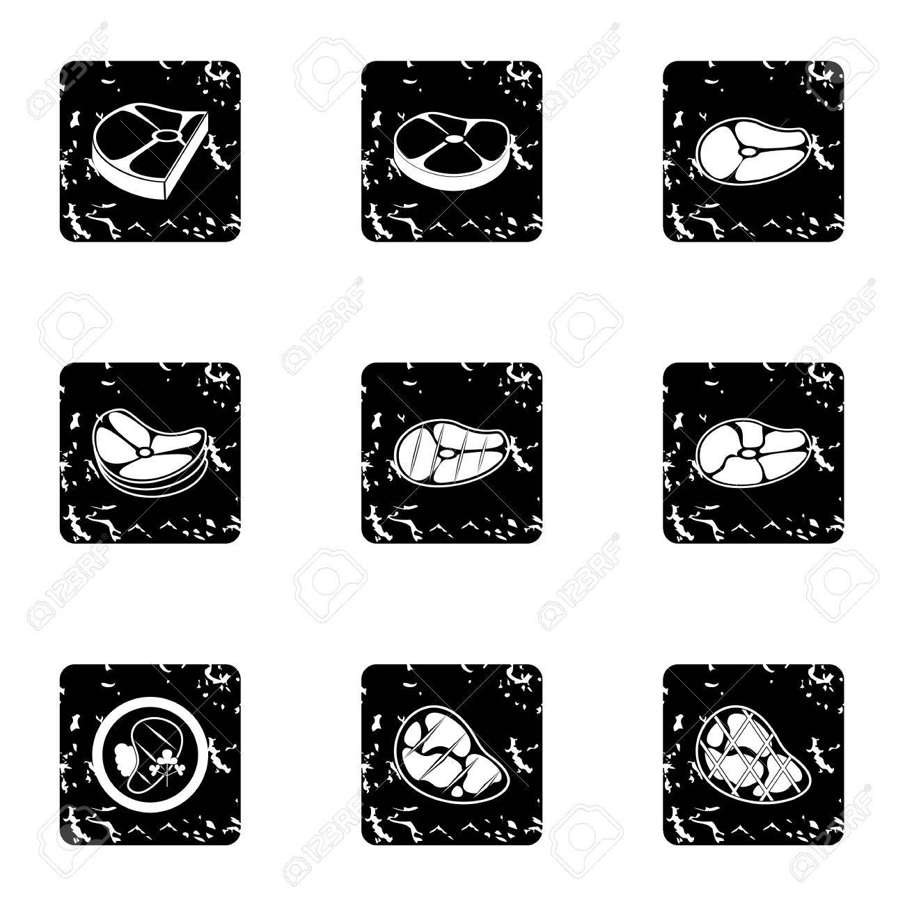 ステーキのアイコンを設定します グランジ Web 9 ステーキ ベクトルのアイコンのイラスト のイラスト素材 ベクタ Image ステーキのアイコンを設定します グランジ Web 9 ステーキ ベクトルのアイコンのイラスト のイラスト素材 ベクタ Image