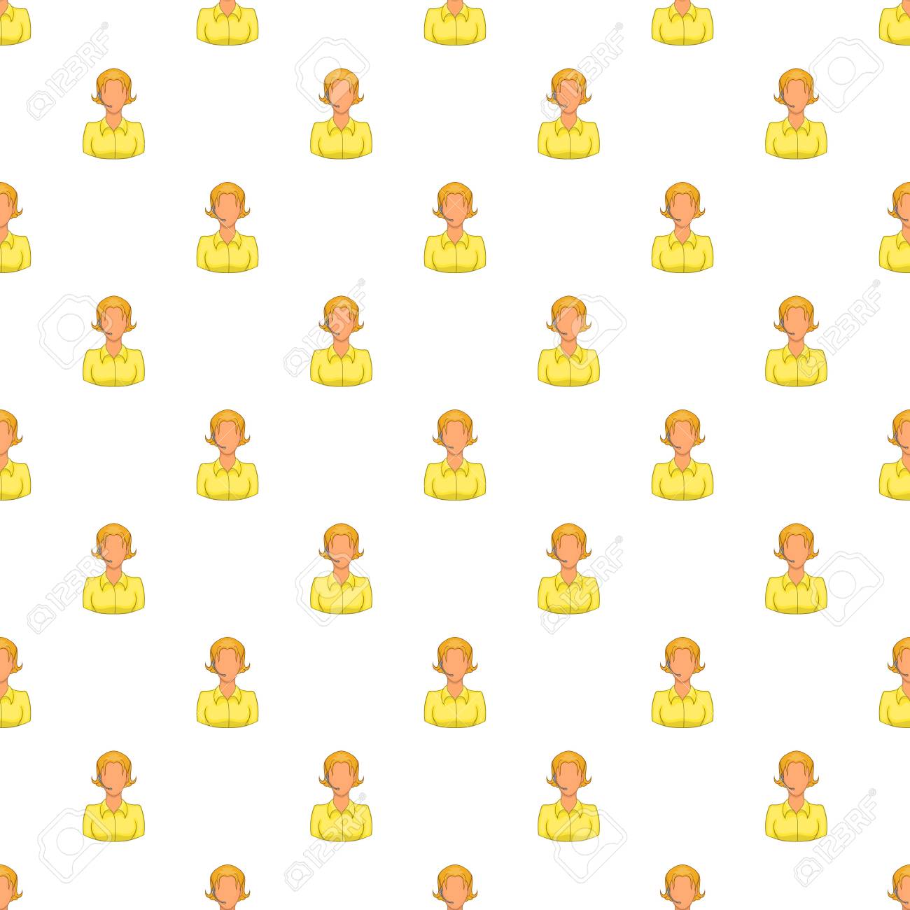 女性コンサルタントのパターン Web の女性コンサルタント ベクトル