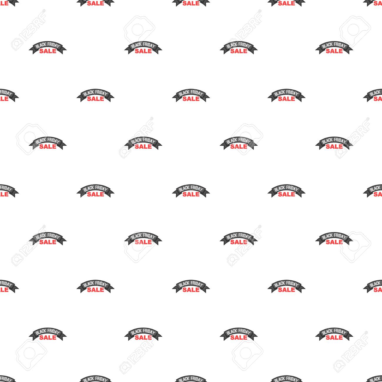 半円の黒い金曜日販売パターンのラベルを付けます Web のラベル半円の黒い金曜日販売ベクトル パターンの漫画イラストのイラスト素材 ベクタ Image