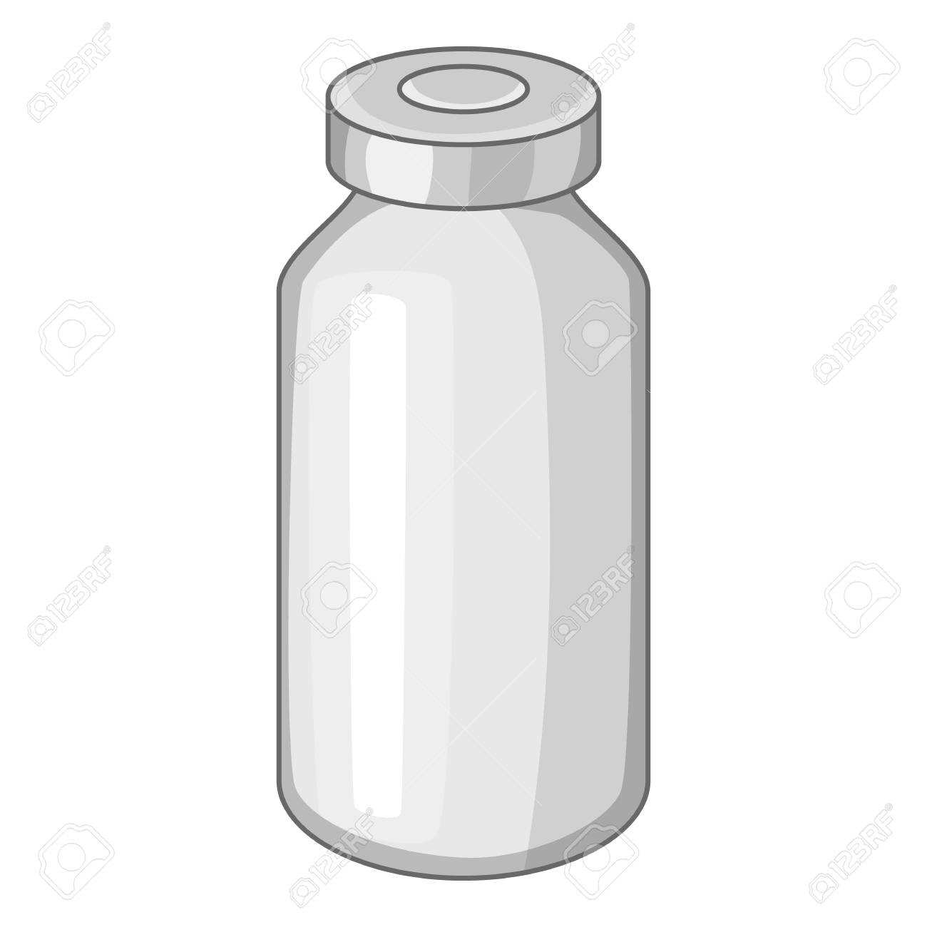 ガラス薬瓶アイコン ガラス薬瓶ベクター アイコン Web デザインのための漫画イラスト のイラスト素材 ベクタ Image