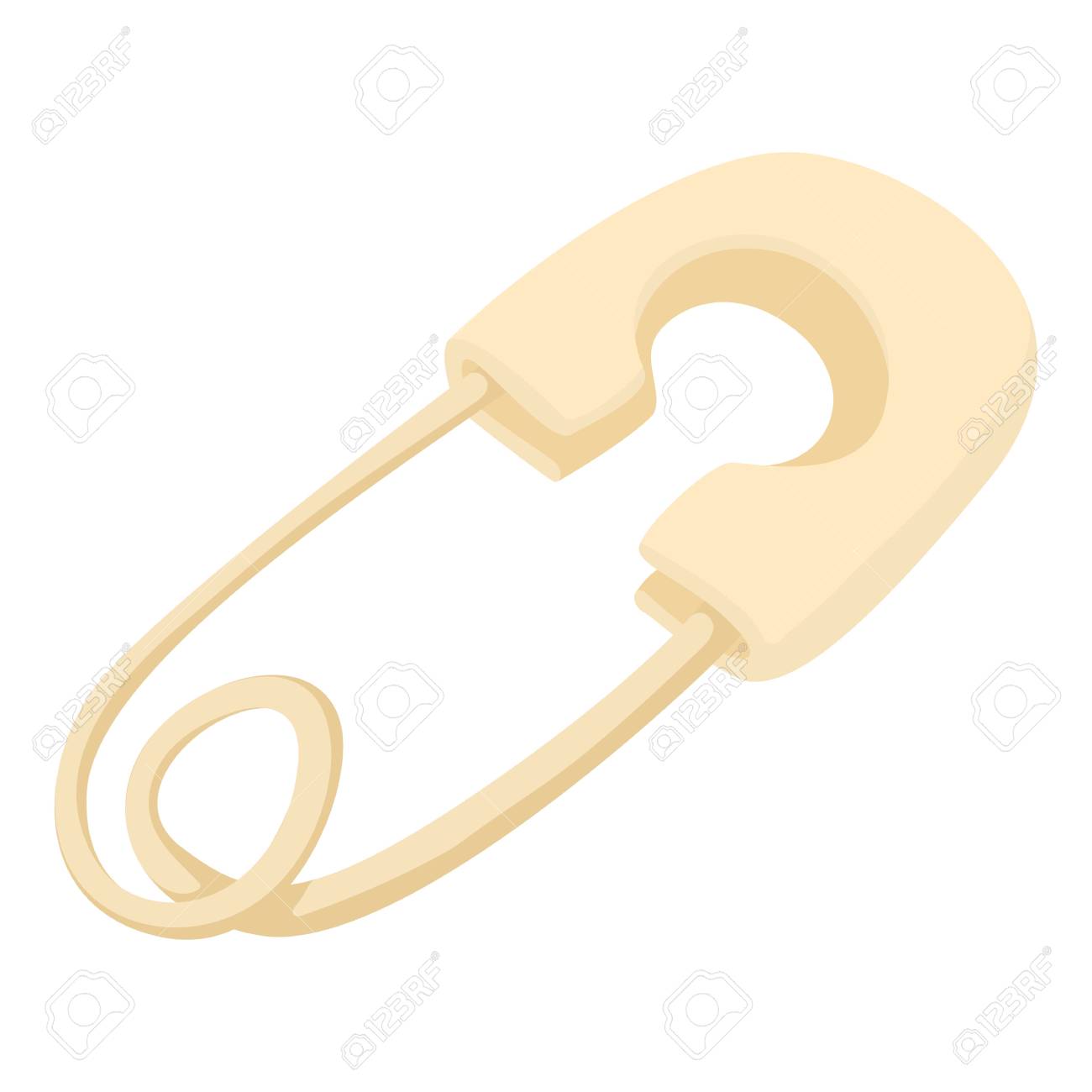 Icono De Pin De Ropa Ilustracion De Dibujos Animados De Icono De