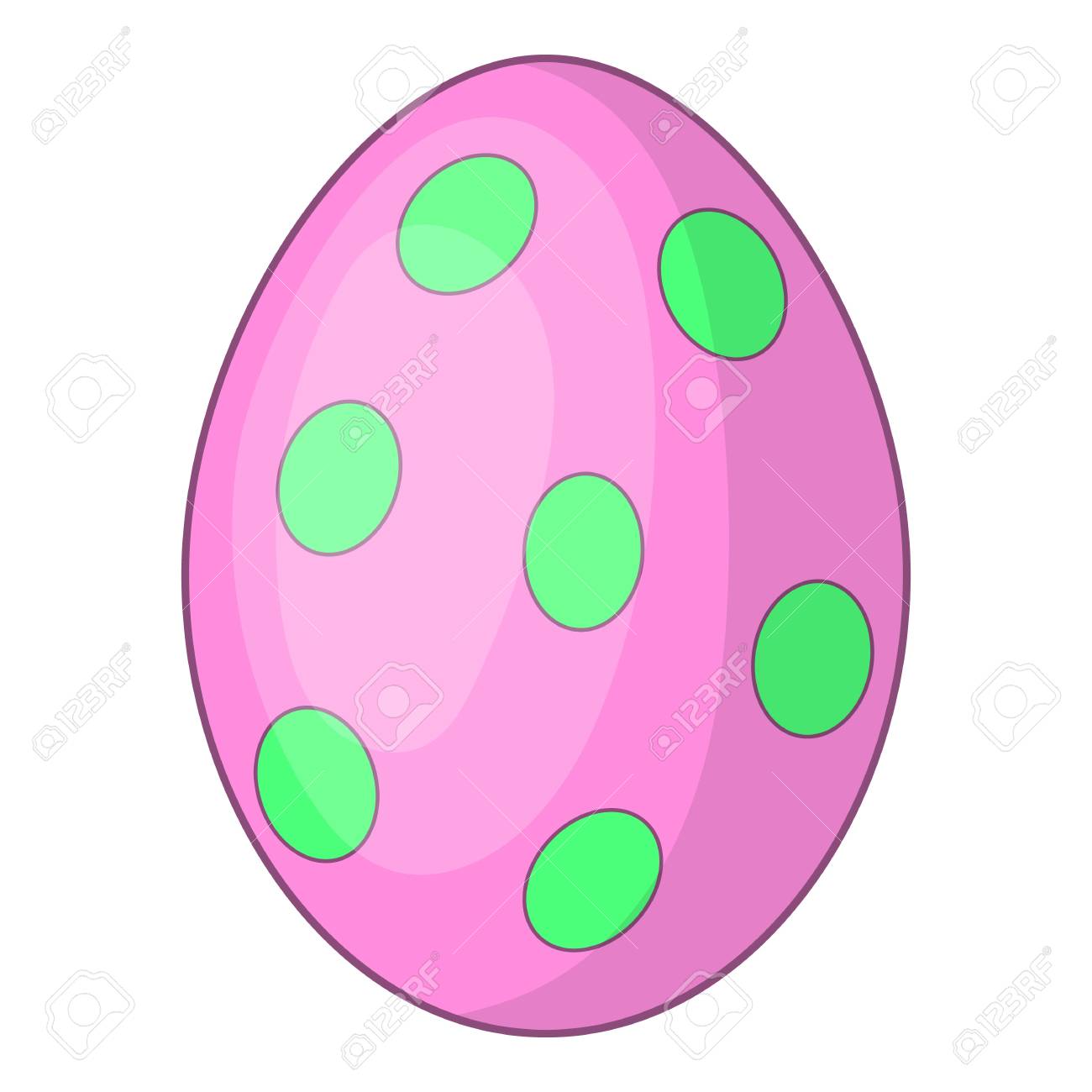 Big Easter Egg Icon. Cartoon Illustration Of Big Easter Egg Vector Icon For  Web Royalty Free SVG, Cliparts, Vectors, and Stock Illustration. Image  69086481., image size:1300x1300