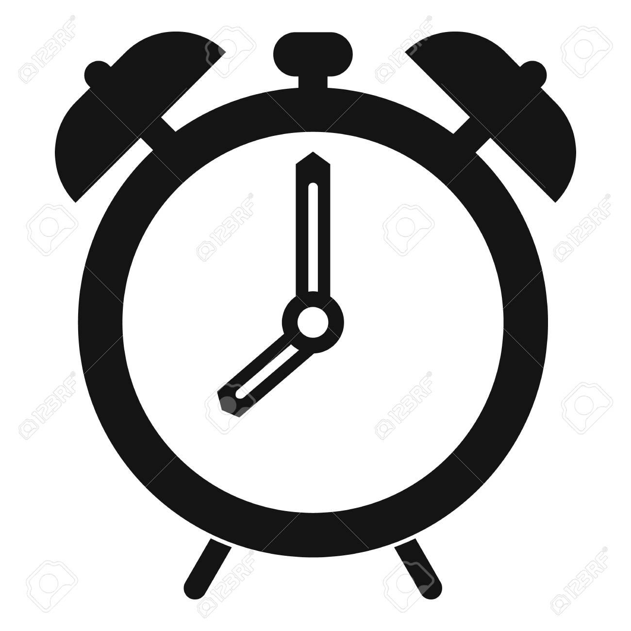 Alarm Clock Icon Simple Illustration Of Alarm Clock Vector Icon For Web Royalty Free Cliparts Vectors And Stock Illustration Image 70429888
