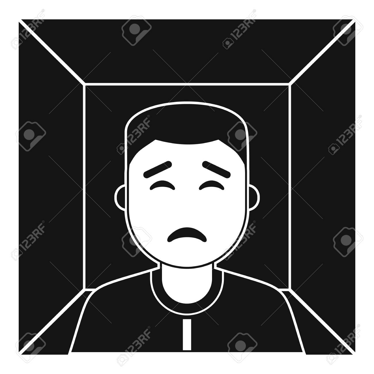 男性アイコン シンプルなスタイル のイラスト素材 ベクタ Image