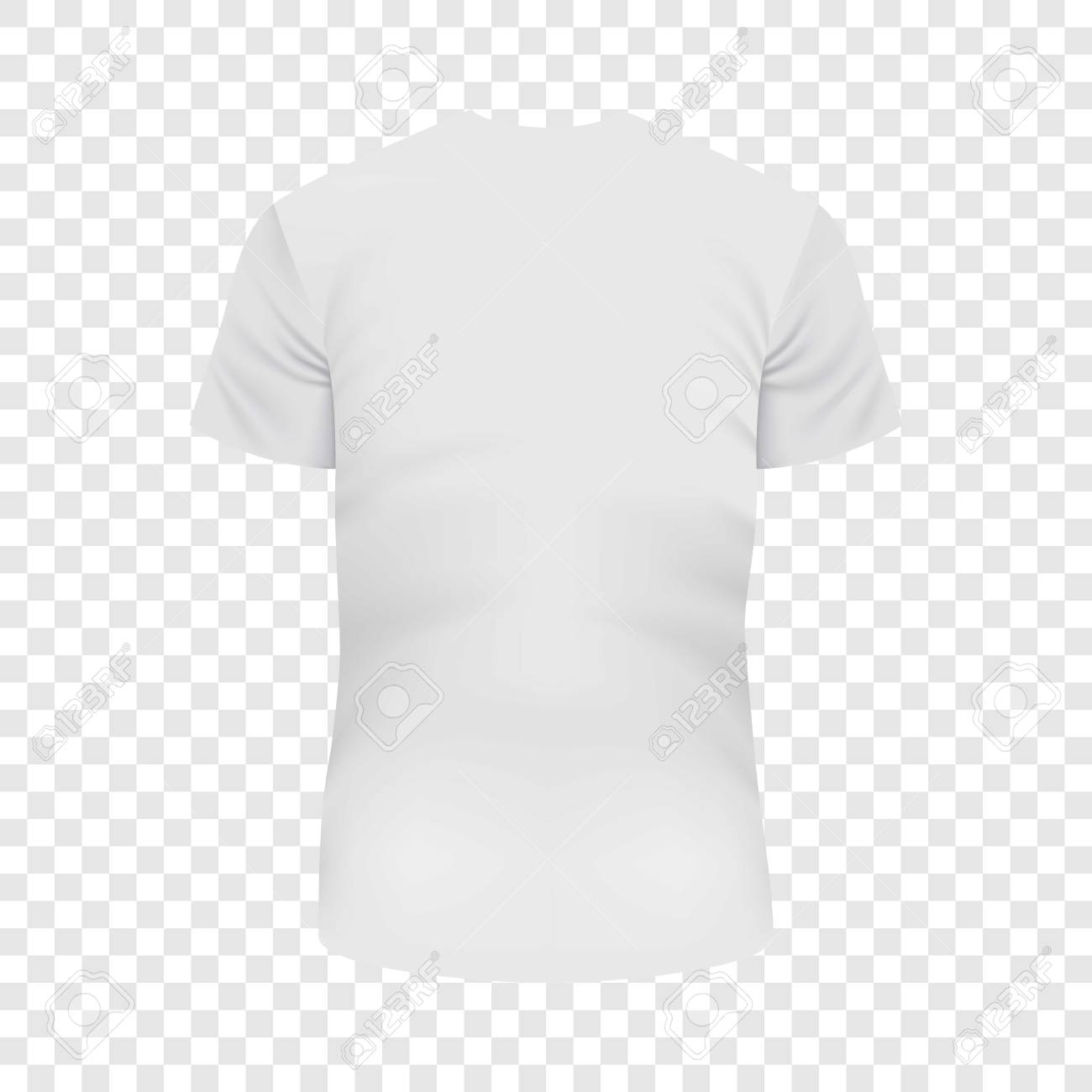 Download Back Of White Tshirt Mockup Realistic Style Illustration Royalty Free Cliparts Vectors And Stock Illustration Image 82556226