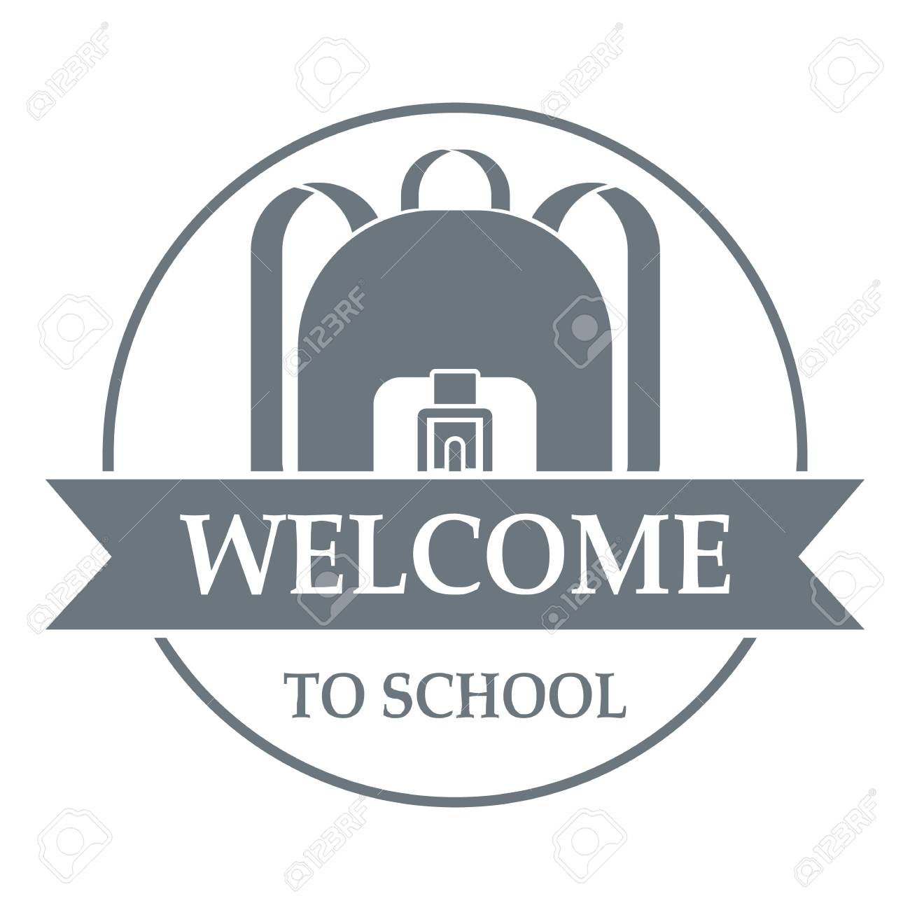 Logotipo De Mochila. Ilustración Simple Del Logotipo De Vector De Mochila Web Ilustraciones Svg, Vectoriales, Clip Vectorizado Libre De Derechos. Image 86489471.