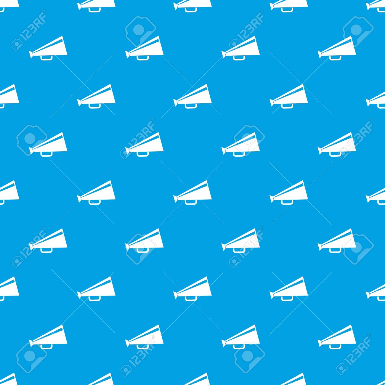 マウスピースのパターンを任意のデザインの青い色ではシームレスに繰り返します ベクトルの幾何学的な図のイラスト素材 ベクタ Image