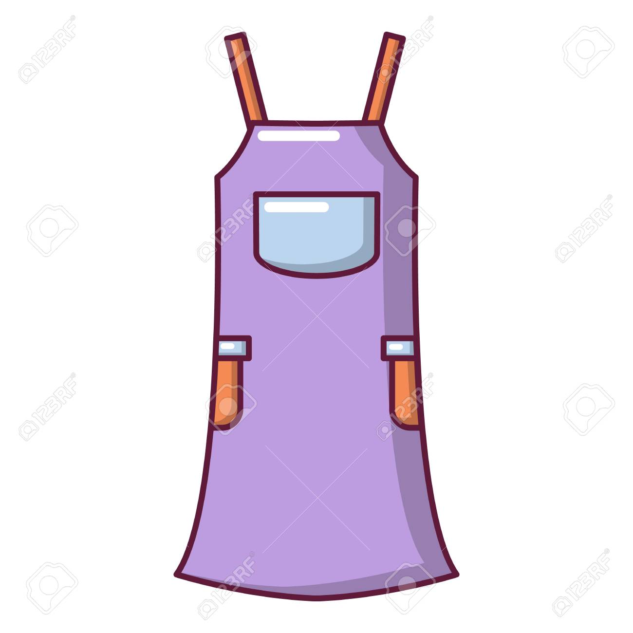 Icono De Vestido De Nina Ilustracion De Dibujos Animados De Icono De Vector De Vestido De Nina Para Web Ilustraciones Vectoriales Clip Art Vectorizado Libre De Derechos Image 90461116