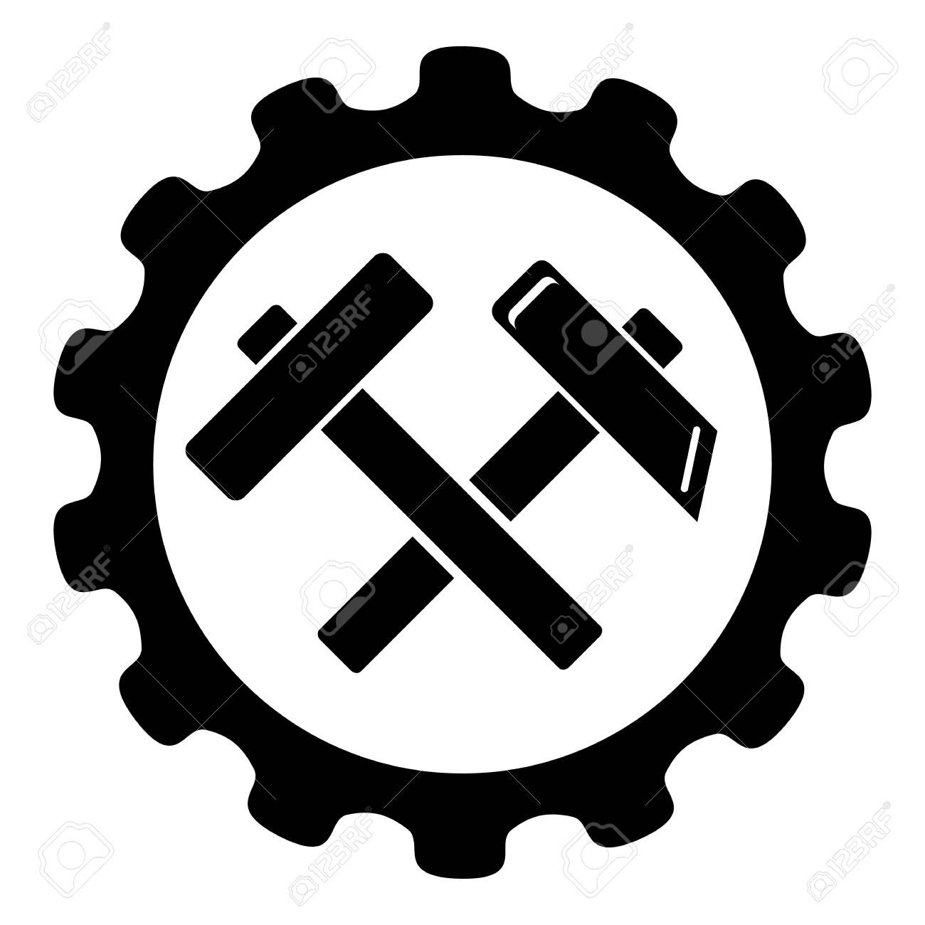 gear icon simple illustration