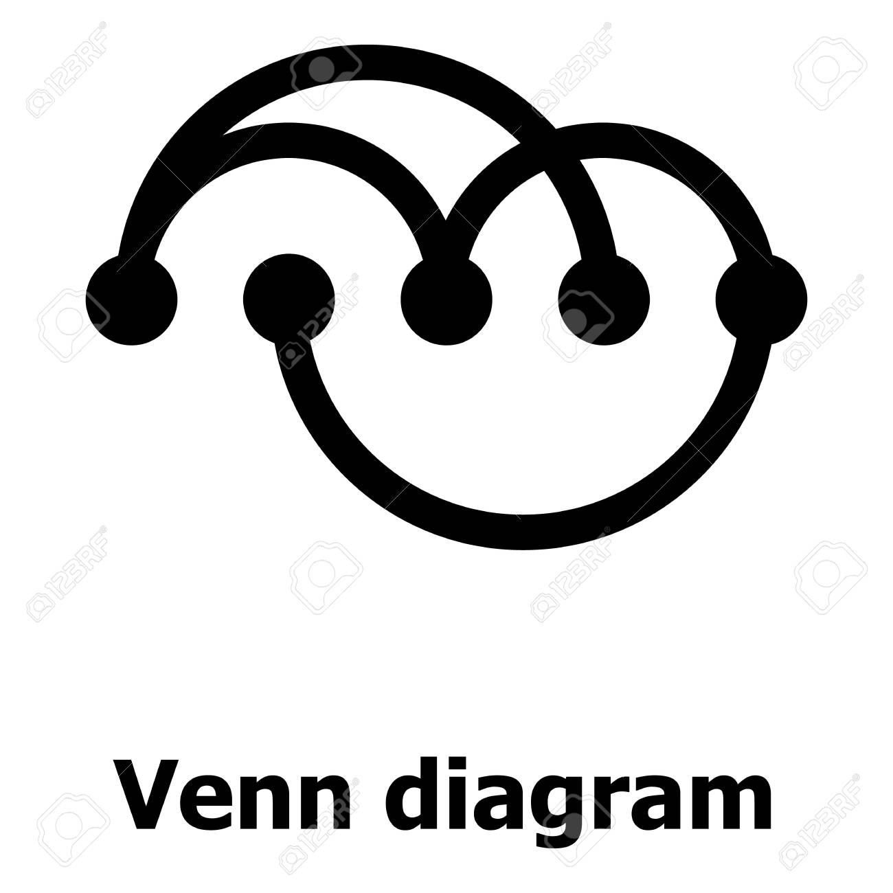 venn diagram icon royalty free cliparts vectors and stock venn diagram icon