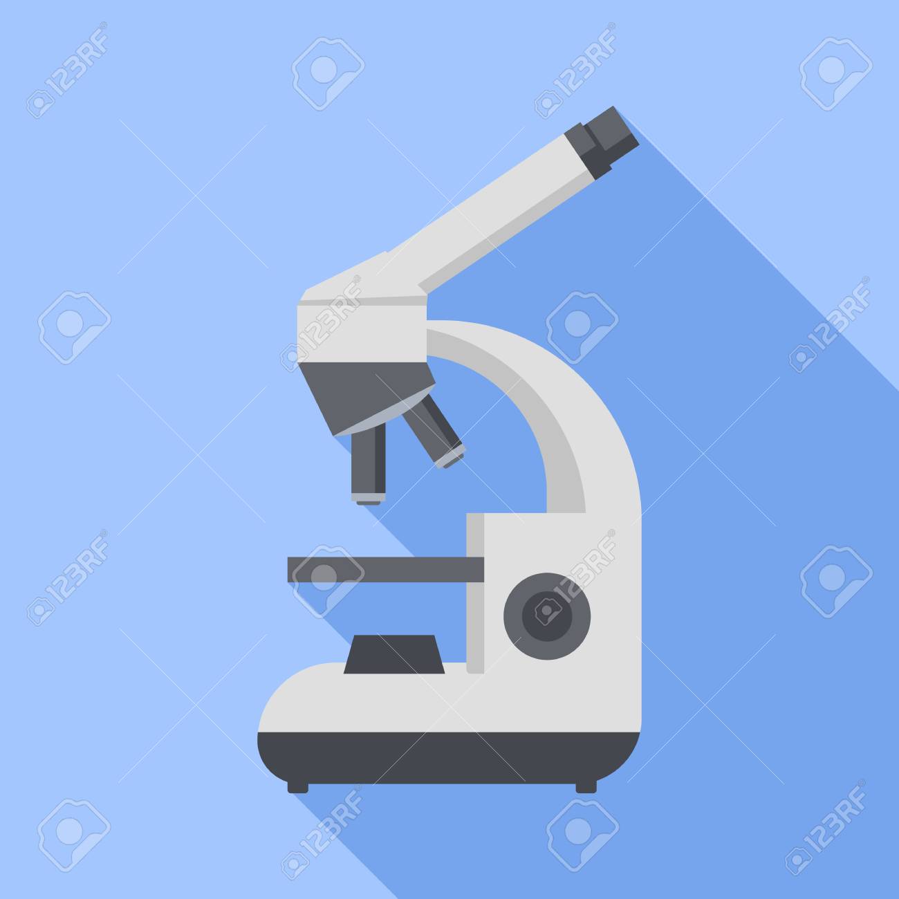 Microscope Icon. Flat Illustration Of Microscope Vector Icon For Web Design  Royalty Free SVG, Cliparts, Vectors, and Stock Illustration. Image  130233498.