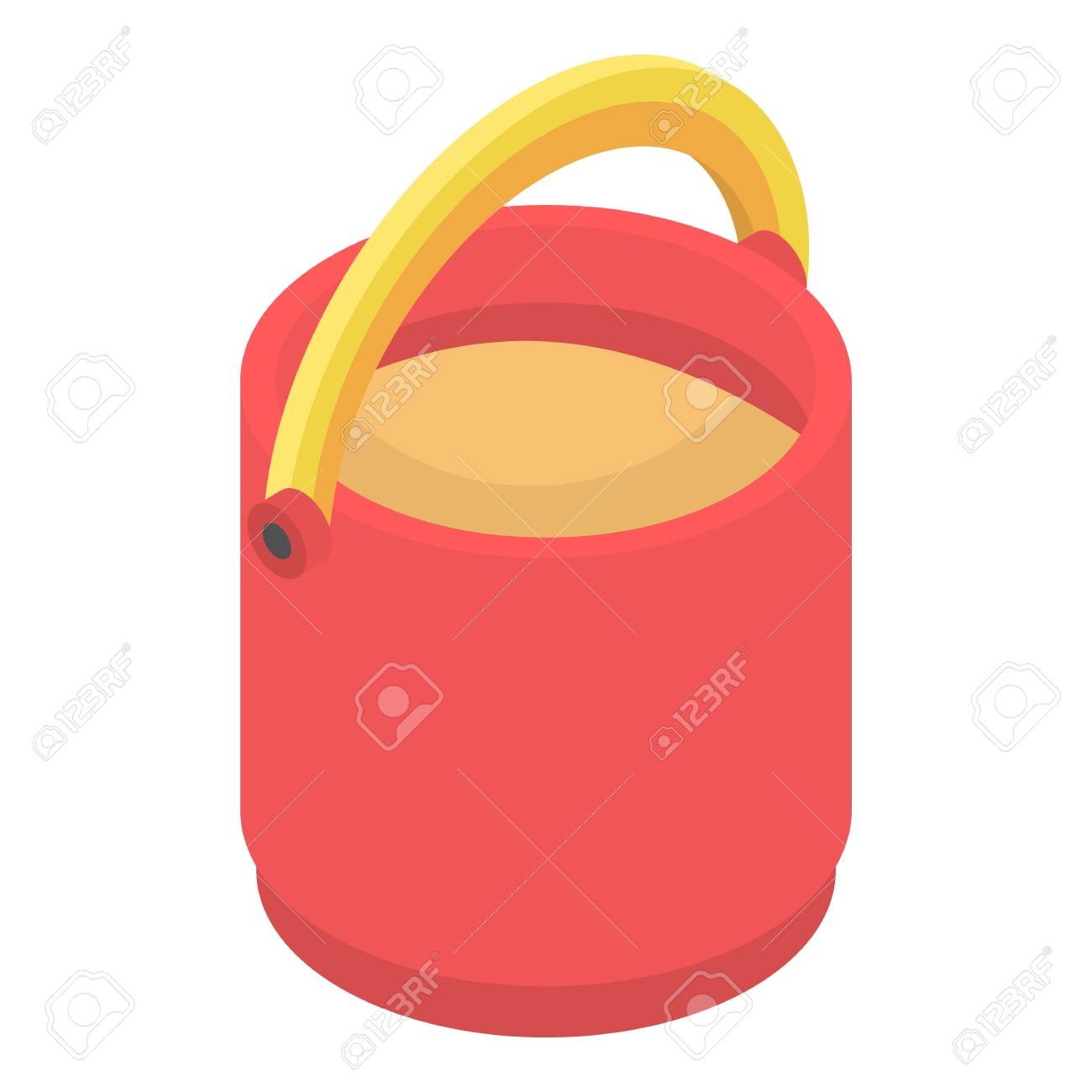 red sand bucket