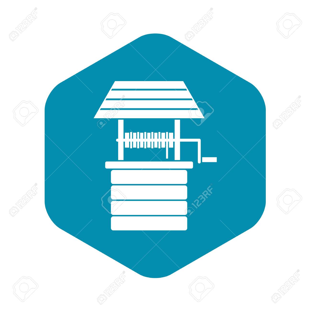 Water Well Icon Simple Style Royalty Free Cliparts Vectors And Stock Illustration Image 127660765