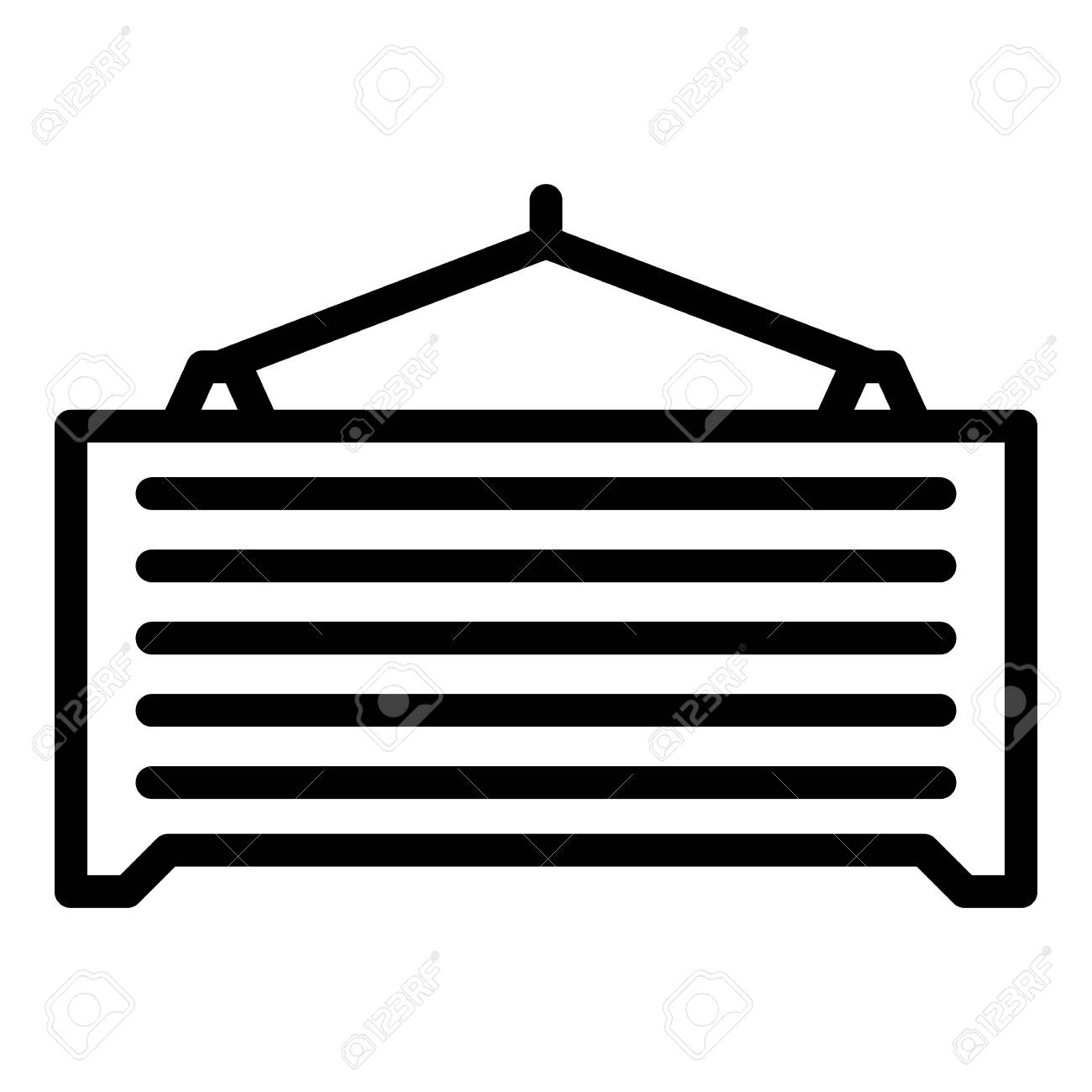 shipping container icon outline style royalty free cliparts vectors and stock illustration image 137970893 shipping container icon outline style