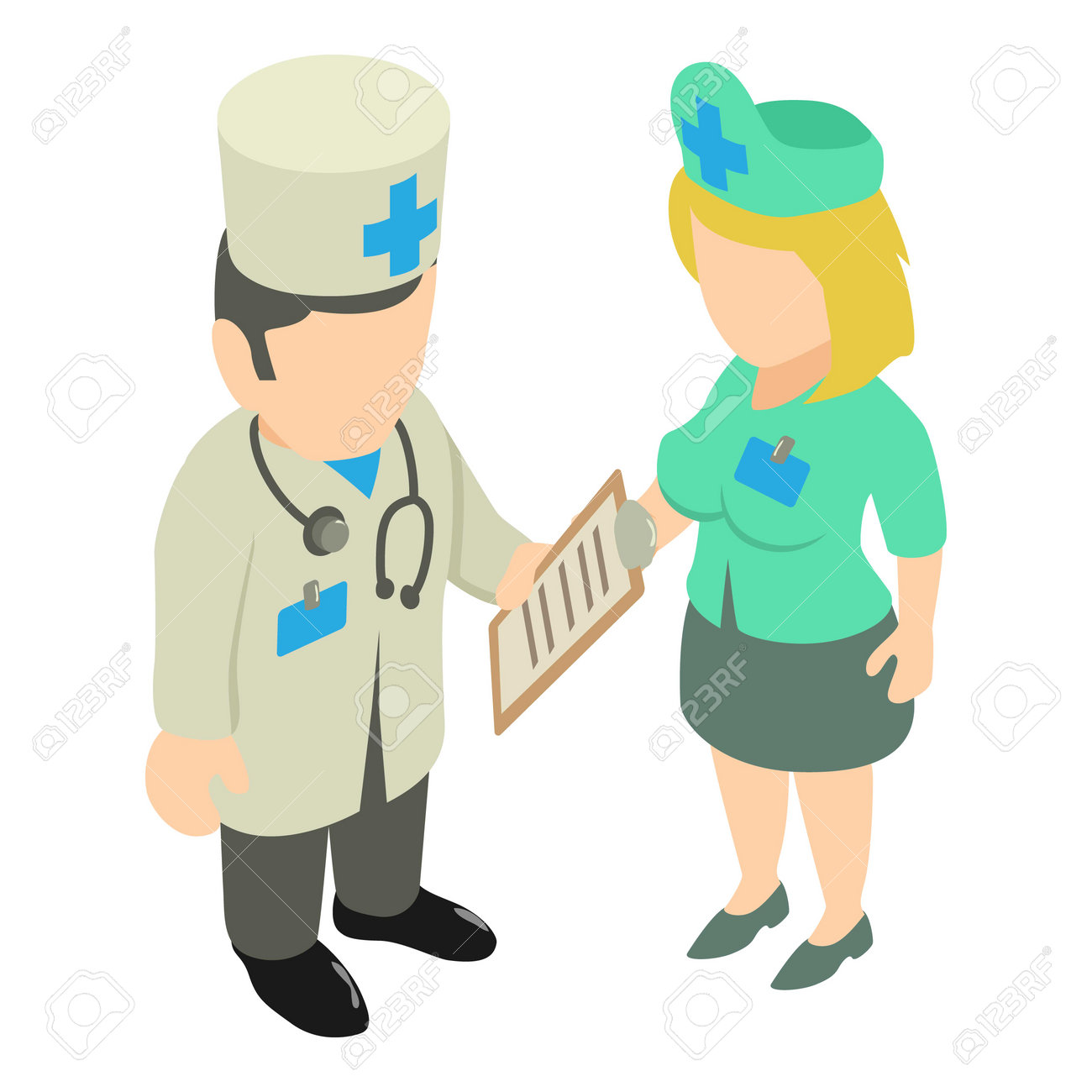 Medical staff icon. Isometric illustration of medical staff vector icon for web - 161650347 Medical staff icon. Isometric illustration of medical staff vector icon for web - 161650347