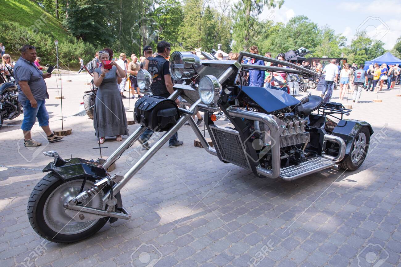 City Cesis Latvia Motorcycle Show Exhibition At City Park Stock Photo Picture And Royalty Free Image Image 127947844