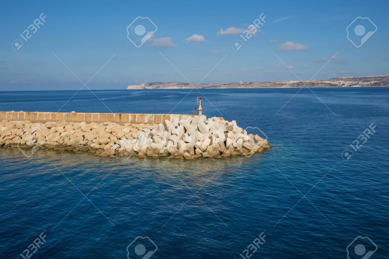 City Gozo Malta Europe Water And Waves Mole Urban View Stock Photo Picture And Royalty Free Image Image 127886006 city gozo malta europe water and waves mole urban view