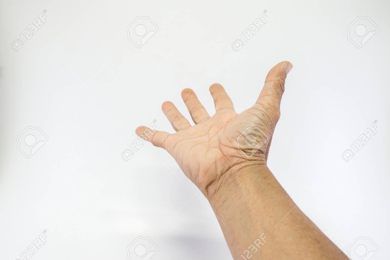 Human Hands, Old Man, Rough Skin, And image