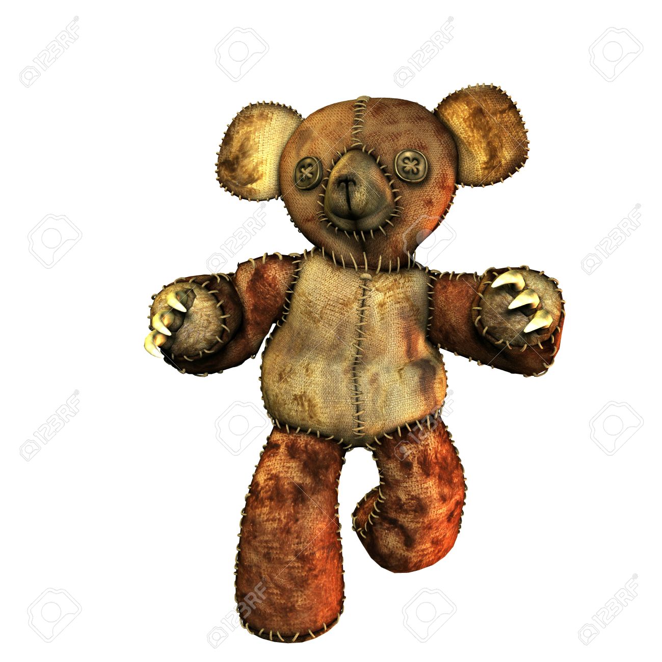 old stuffed bear