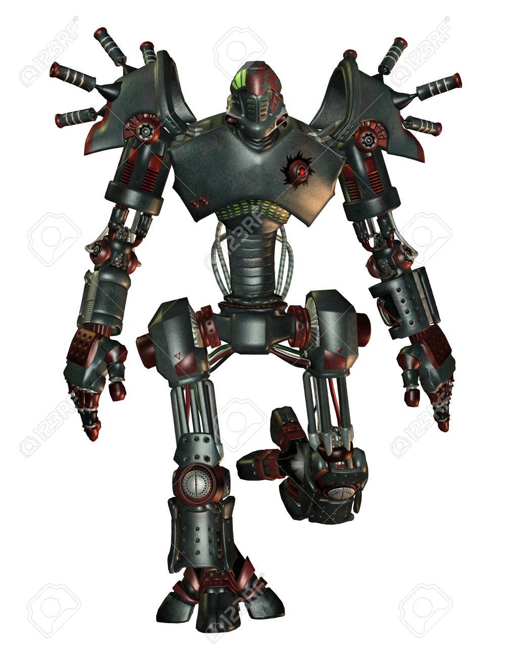 機械ロボットの戦いの 3 D レンダリング の写真素材 画像素材 Image 機械ロボットの戦いの 3 D レンダリング の写真素材 画像素材 Image