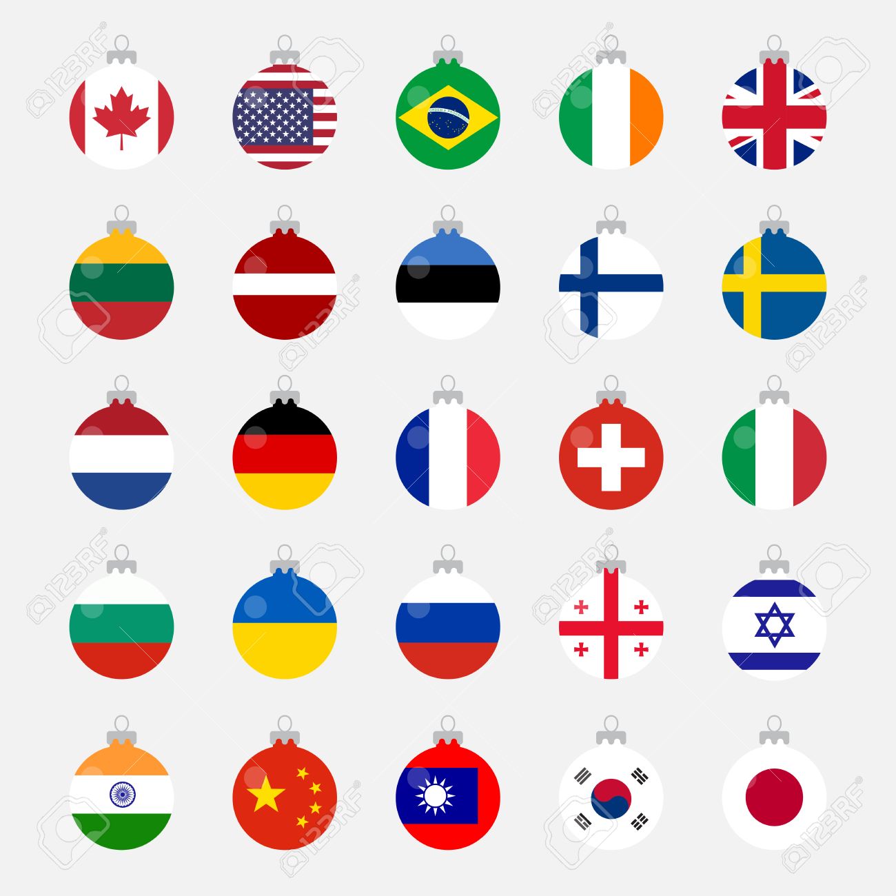 国旗セット カナダ アメリカ ブラジル アイルランド 英国 リトアニア ラトビア エストニア フィンランド スウェーデン オランダ ドイツ フランス Ch イタリア ブルガリア Ua ロシア グルジア イスラエル インド 中国 台湾 Kr 日本 のイラスト 国旗セット カナダ アメリカ ブラジル アイルランド 英国 リトアニア ラトビア エストニア フィンランド スウェーデン オランダ ドイツ フランス Ch イタリア ブルガリア Ua ロシア グルジア イスラエル インド 中国 台湾 Kr 日本 のイラスト