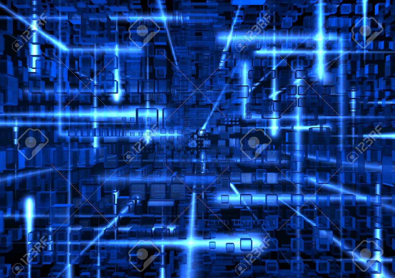 抽象的なサイバー スペース の写真素材 画像素材 Image