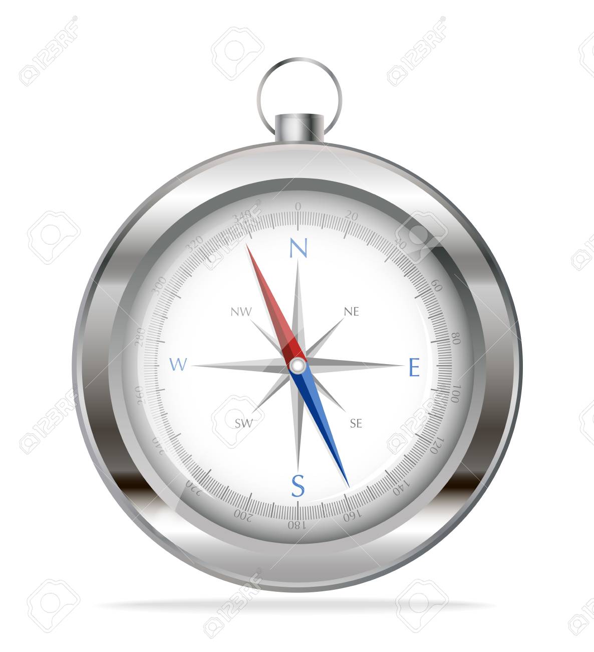 光沢のあるコンパス図 のイラスト素材 ベクタ Image