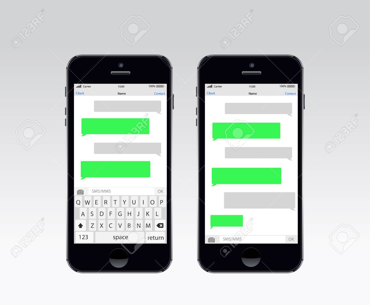 スマート フォンの Sms テンプレート泡をチャットします メッセージは雲に独自のテキストを配置します のイラスト素材 ベクタ Image スマート フォンの Sms テンプレート泡をチャットします メッセージは雲に独自のテキストを配置します のイラスト素材 ベクタ Image