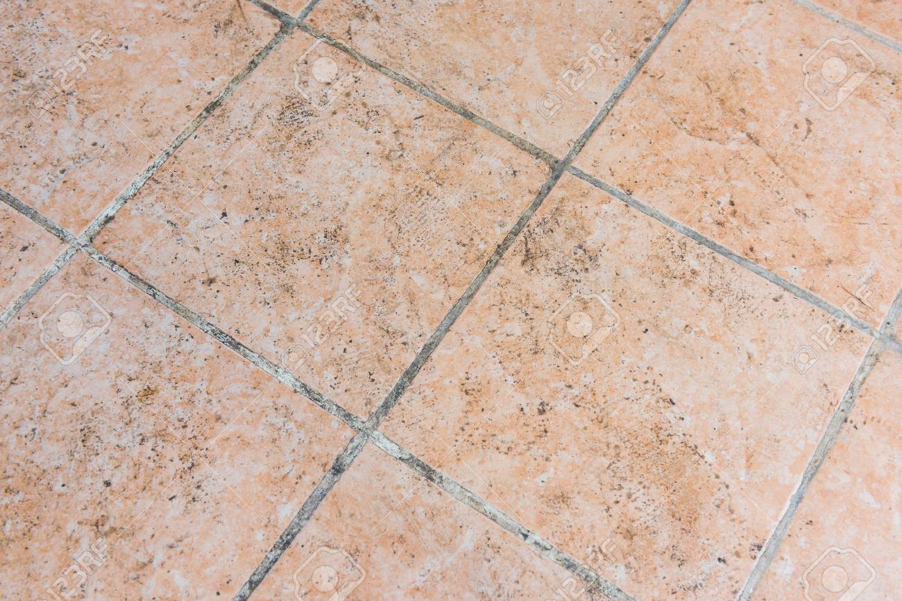 かびの生えたタイル張りの床 の写真素材 画像素材 Image