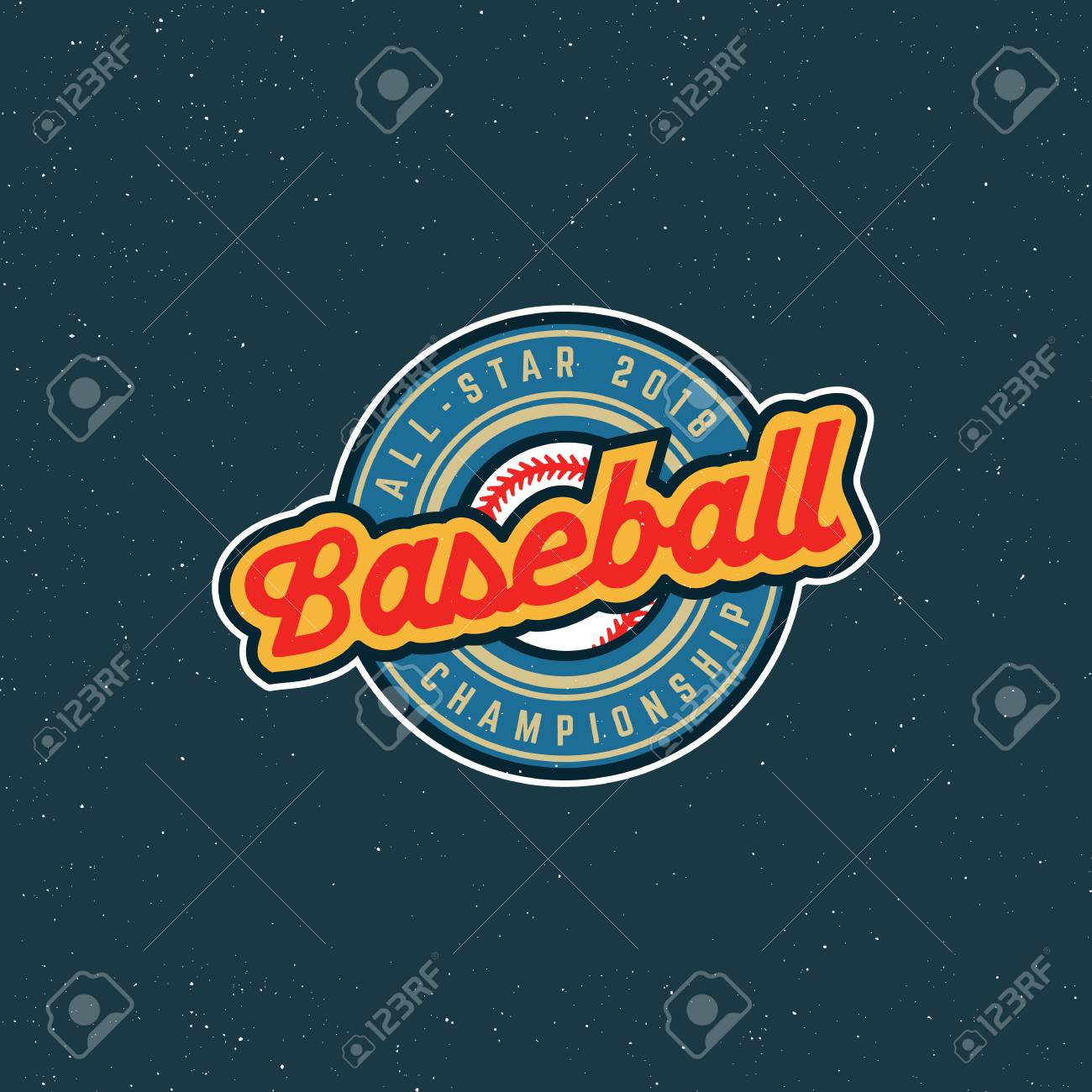 Vintage Baseball Logo Retro Styled Sport Emblem Vector Illustration Royalty Free Cliparts Vectors And Stock Illustration Image